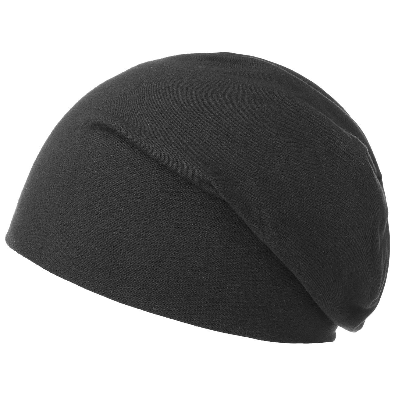 Atlantis schwarz Sommermütze (1-St) Beanie Oversize