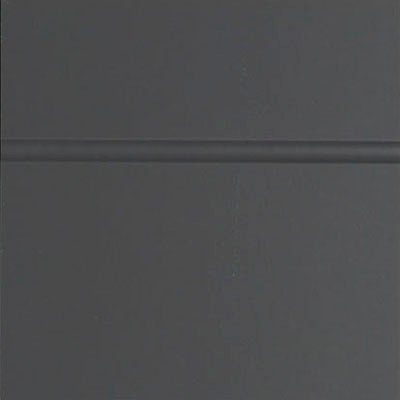 HELD MDF-Fronten grau mit Lisene Luhe | hochwertige 60 waagerechter cm Matt/grafit Kochfeldumbauschrank breit, MÖBEL graphit