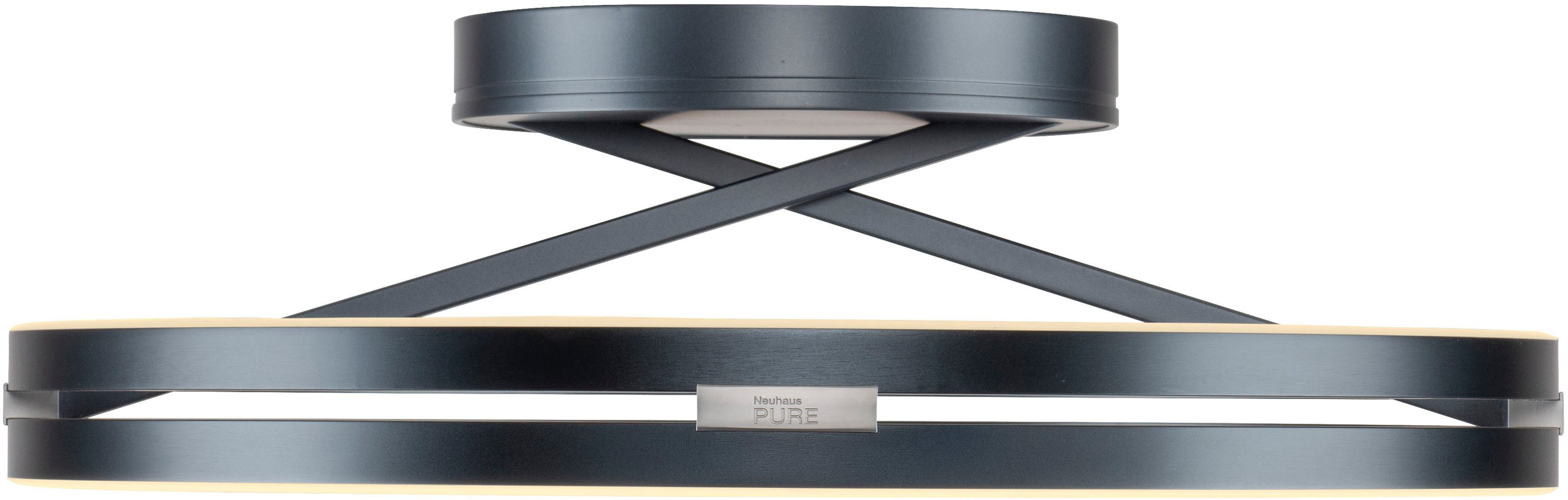 Neuhaus PURE LED Deckenleuchte PURE Loop, CCT - über Fernbedienung, LED fest integriert, warmweiß - kaltweiß, Dimmbar über Fernbedienung, CCT, separat steuerbar