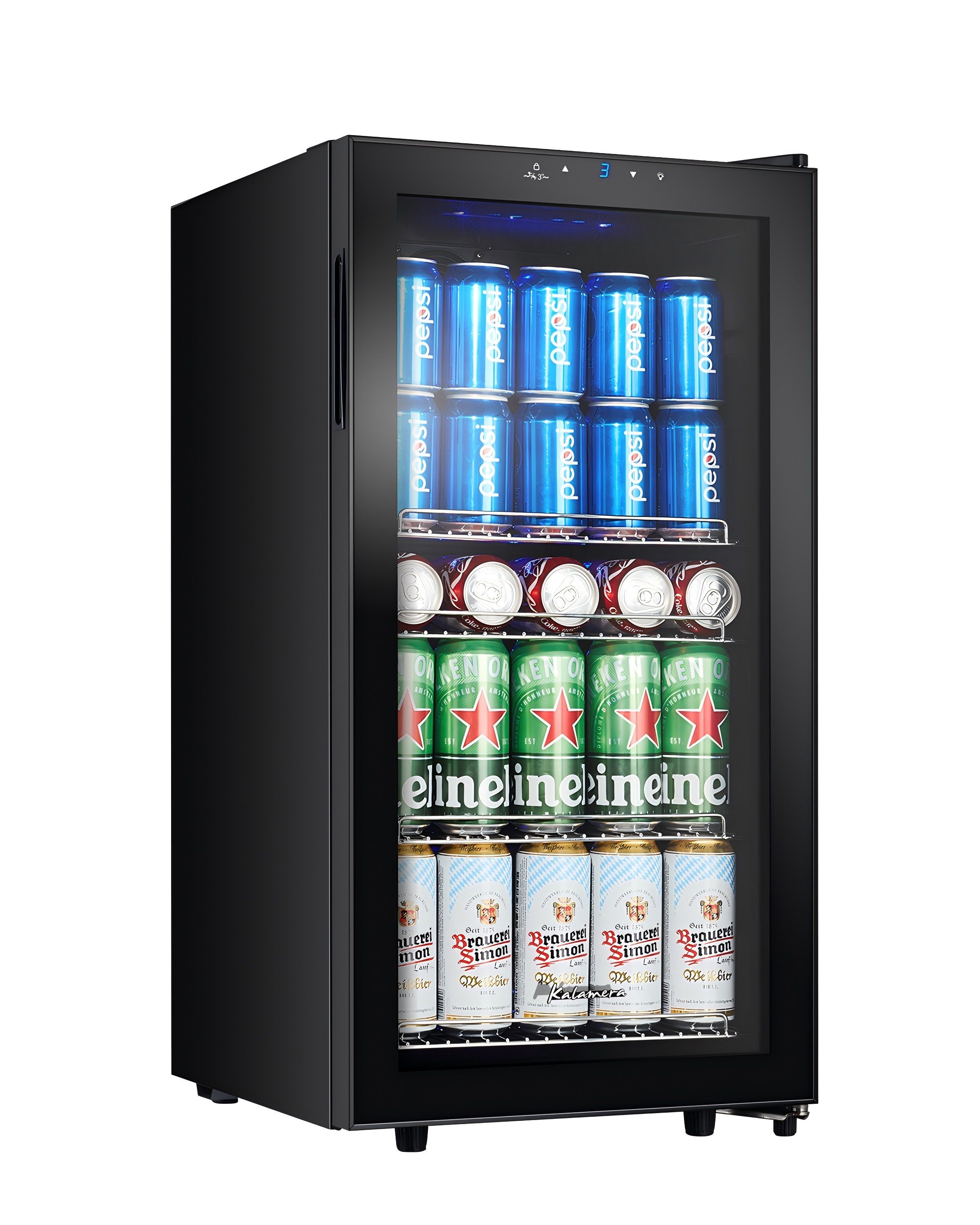 kalamera Getränkekühlschrank KRC-86GE, Touch-Bedienfeld, 86 Liter