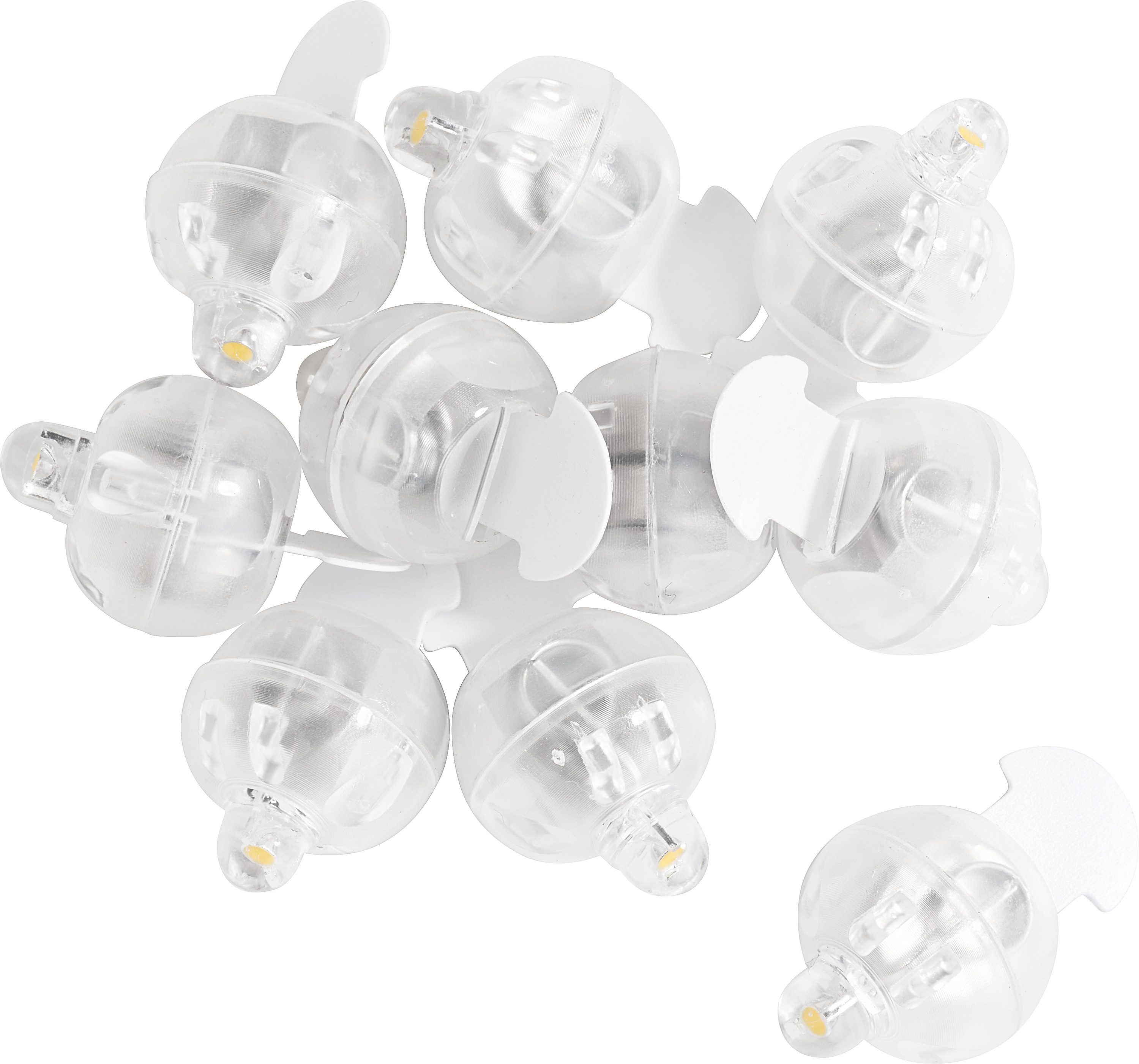 HobbyFun LED-Leuchtmittel Mini-LED Leuchtkugeln, 10 Stück