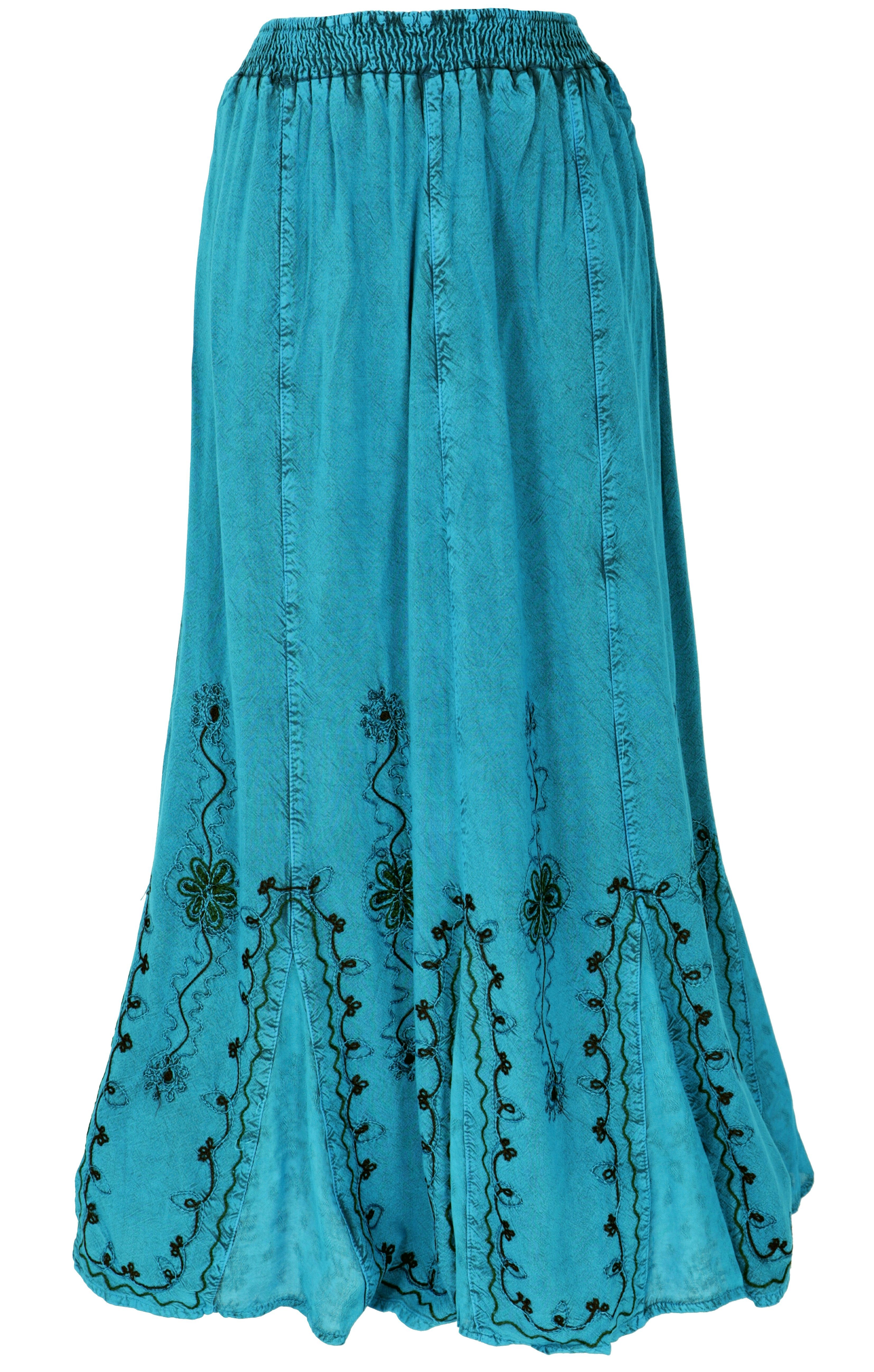 Guru-Shop Minirock Bestickter Boho Hippierock, indischer günstig online kaufen