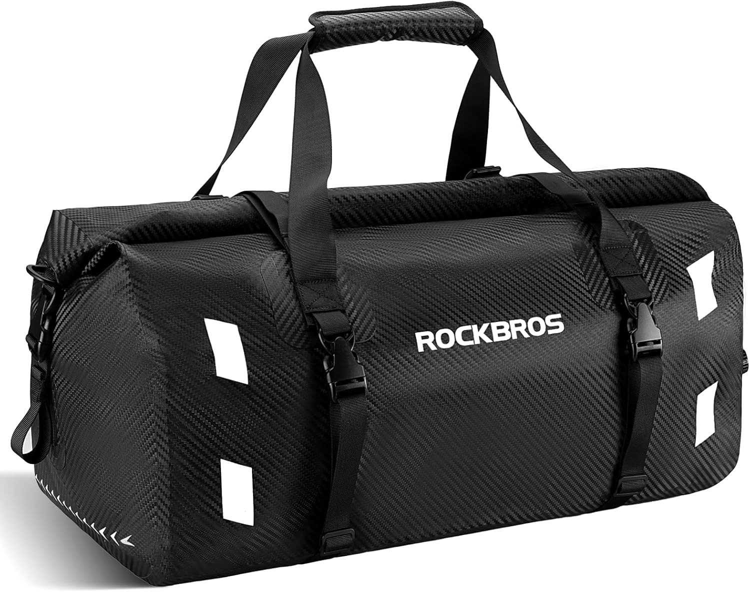 ROCKBROS Reisetasche Motorrad-Hecktasche wasserdicht 20-60L mit Schultergurt für Outdoor