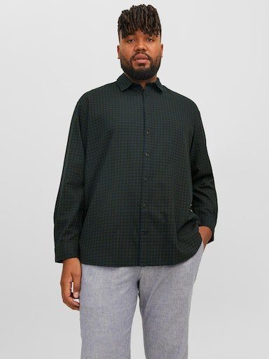 Jack & Jones PlusSize Karohemd JJEGINGHAM TWILL SHIRT L/S NOOS PLS