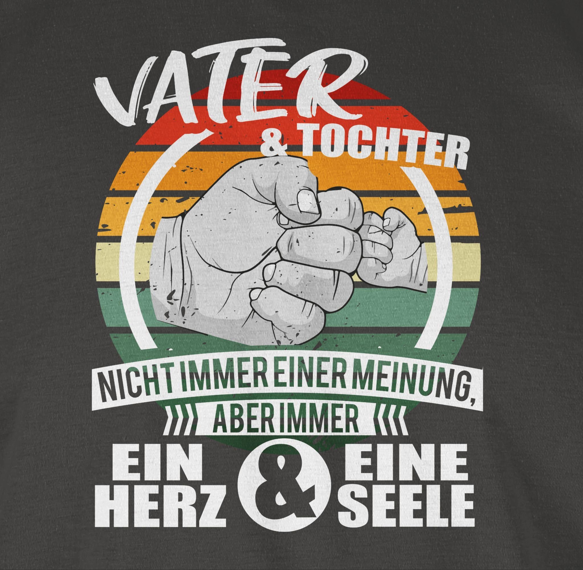 Shirtracer T-Shirt Vater und Tochter eine Seele Vatertag Geschenk für Papa