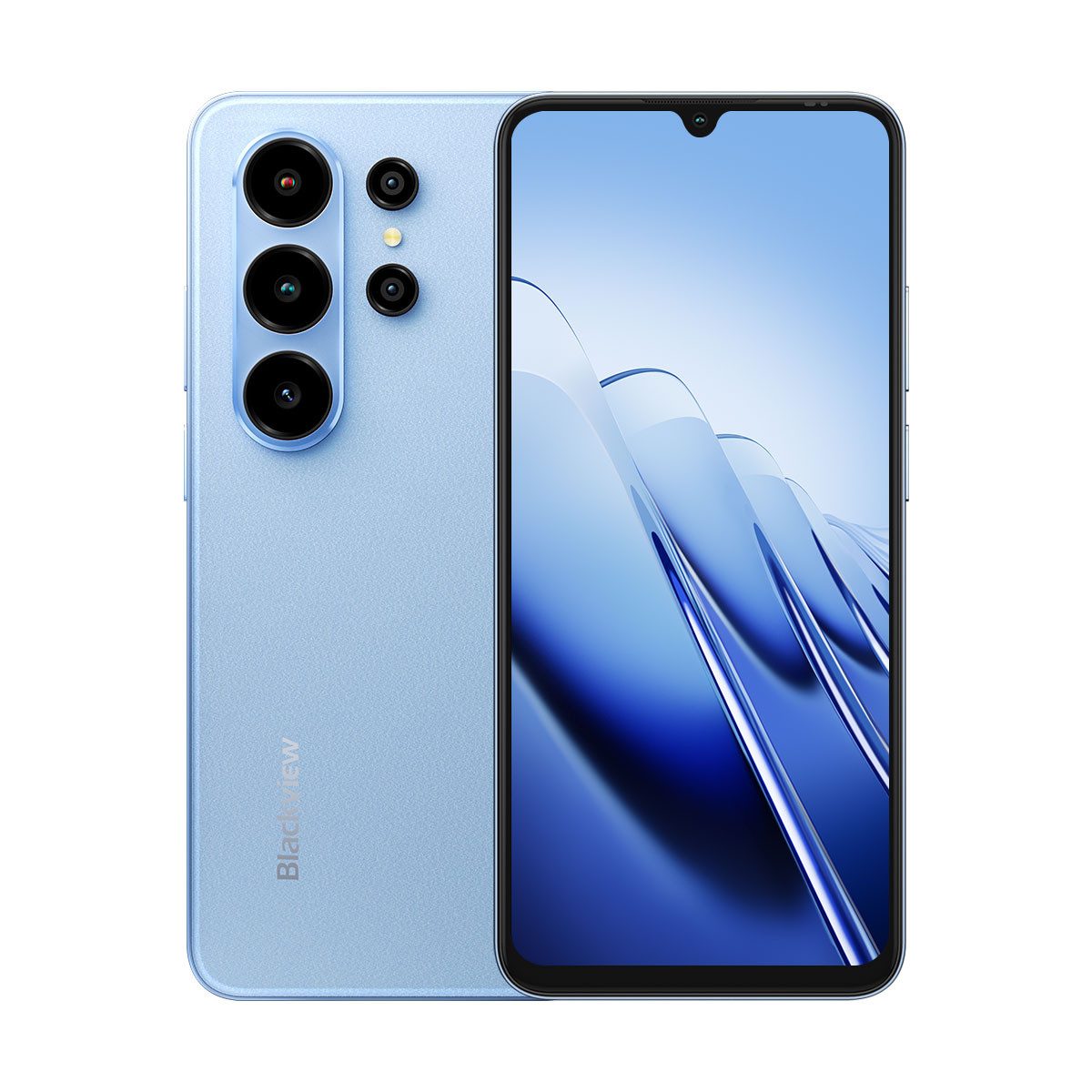 blackview Smartphone 6,88 Zoll 120Hz 32GB RAM 128GB ROM Android 16 32MP Kamera Smartphone (17.48 cm/6.88 Zoll, 128 GB Speicherplatz, 32 MP Kamera, Android 16, 120Hz Display, 32MP KI-Kamera, 5000mAh, Triple-Slot)