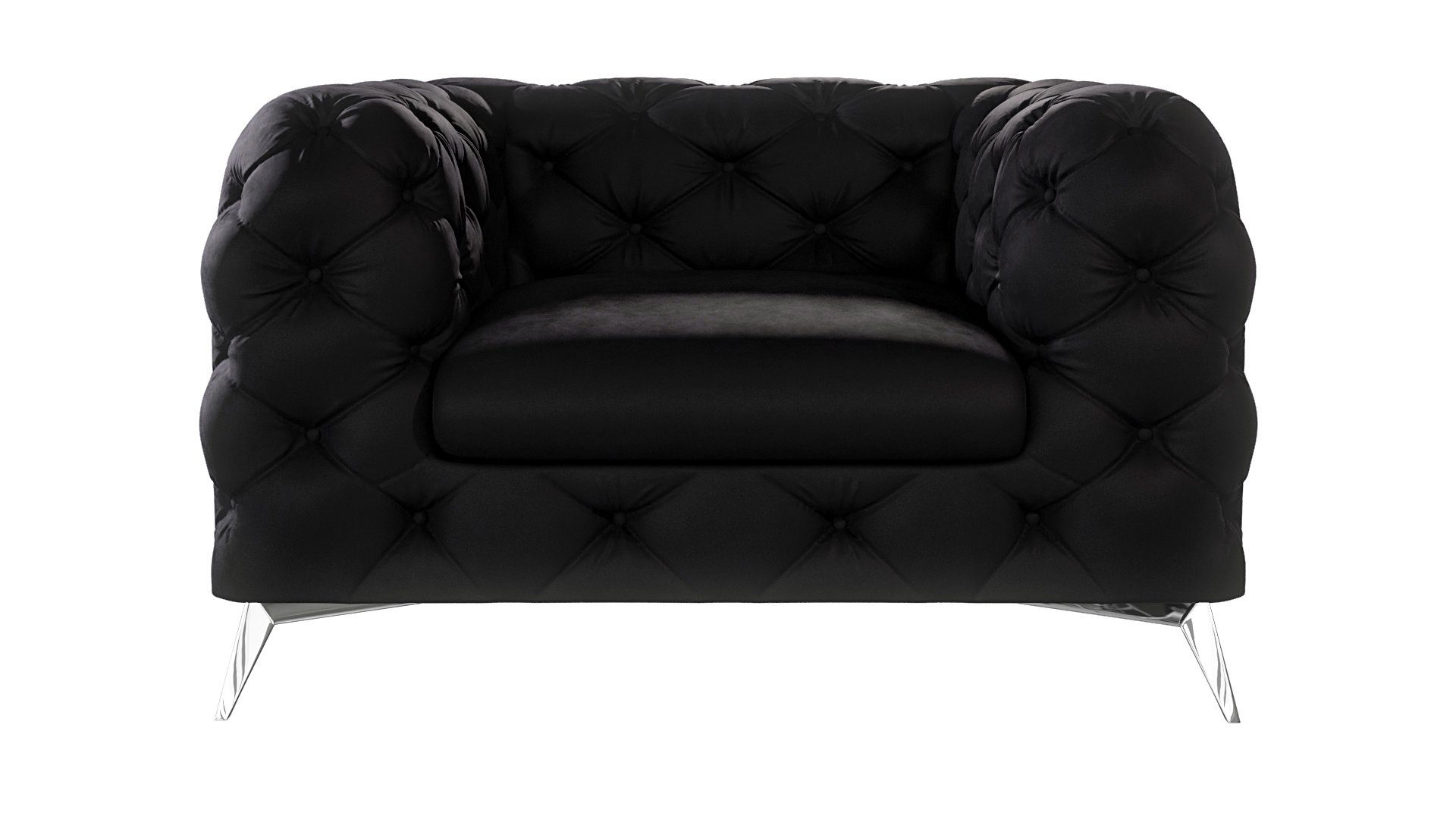 S-Style Möbel Chesterfield-Sessel Kalina mit silbernen günstig online kaufen