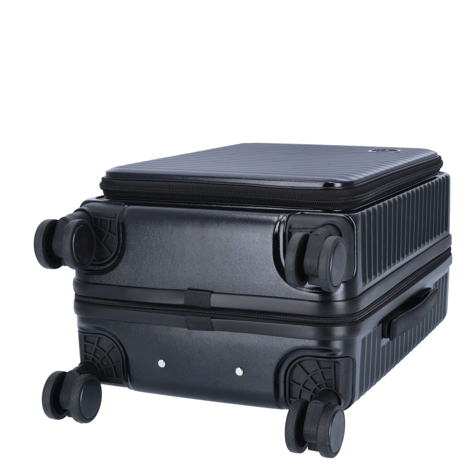 TheTrueC Koffer TheTrueC 4-Rad Trolley S - MONACO Black, 4 Rollen Rollen