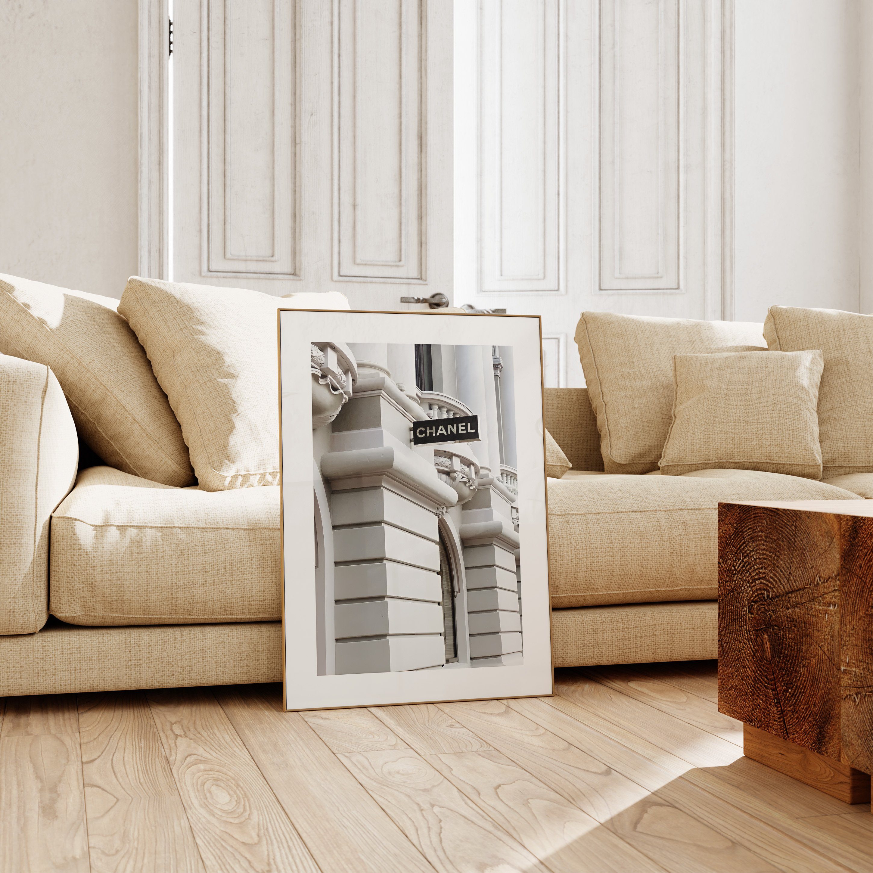 JUSTGOODMOOD Poster Premium ® Chanel Geschäft Poster · ohne Rahmen, (1 St) – Bild 4 von 5
