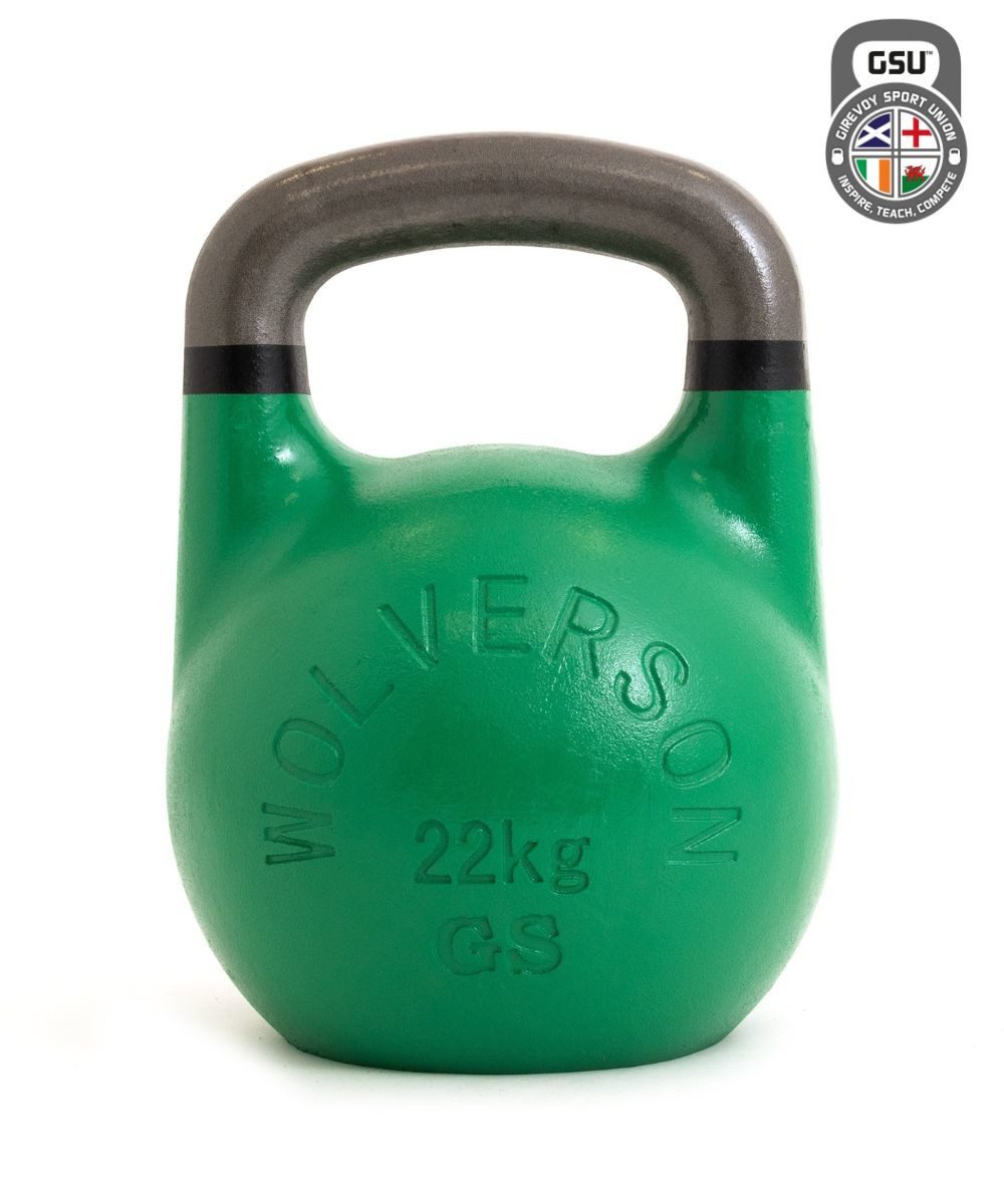 Wolverson Fitness Kettlebell GSU Kettlebell 8-32kg, Schwunghantel, Competition Kettlebell, Ideal für Home Gym, Studio und Sporttraining