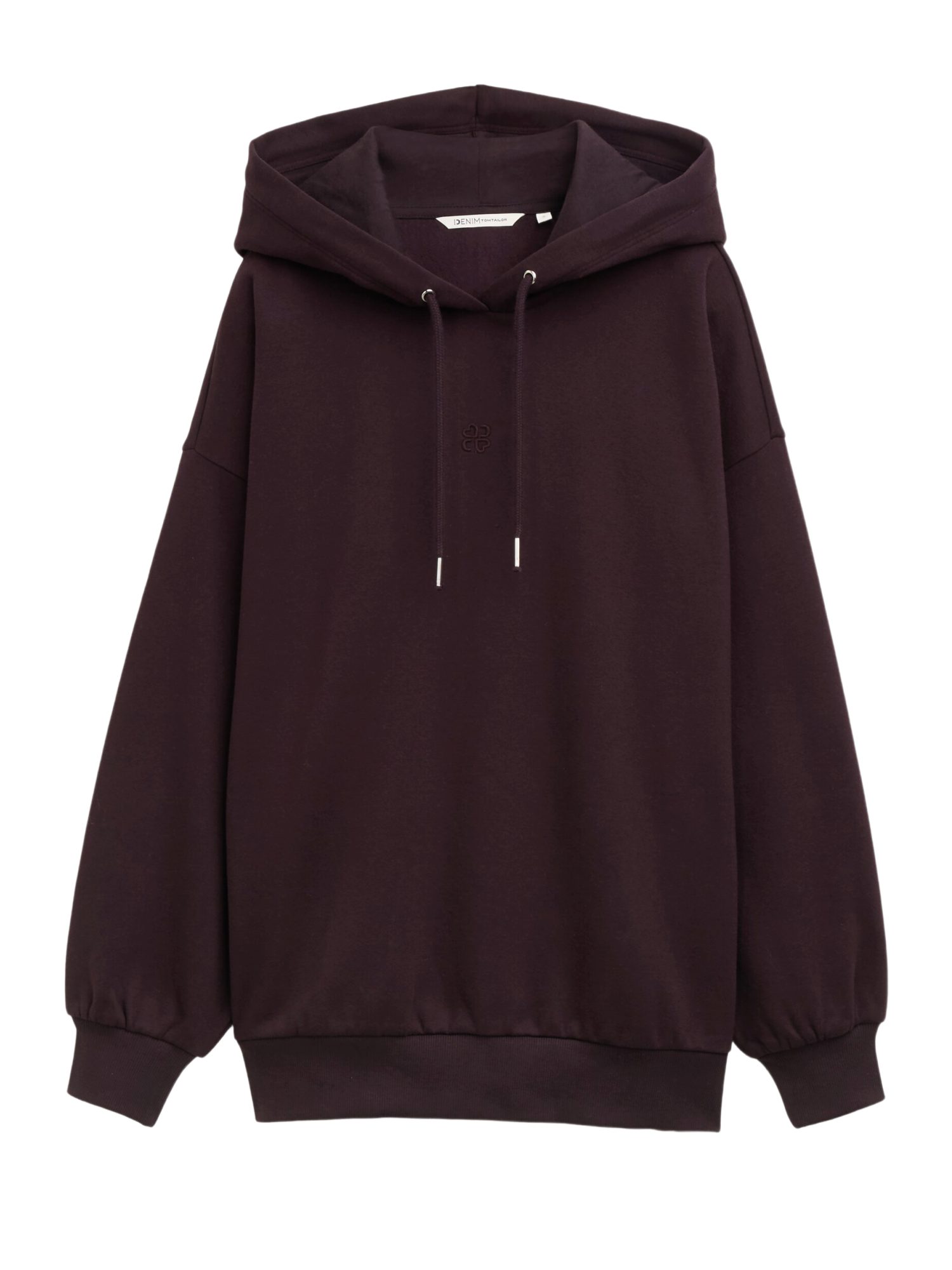 TOM TAILOR Denim Hoodie H schwarz,Casual,Baumwolle,Unifarben,Kapuze,Langarm,Oversized