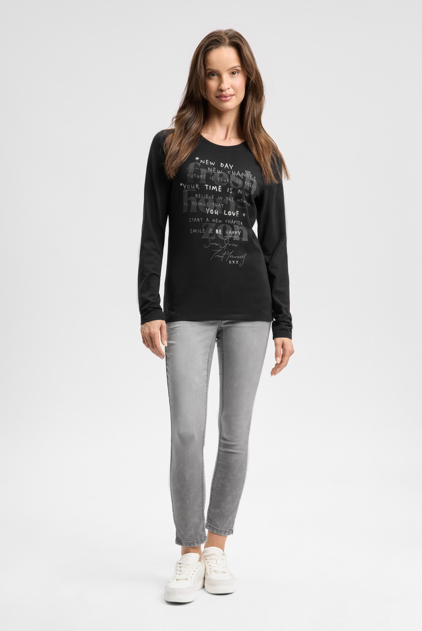 SOCCX Rundhalsshirt mit Baumwolle