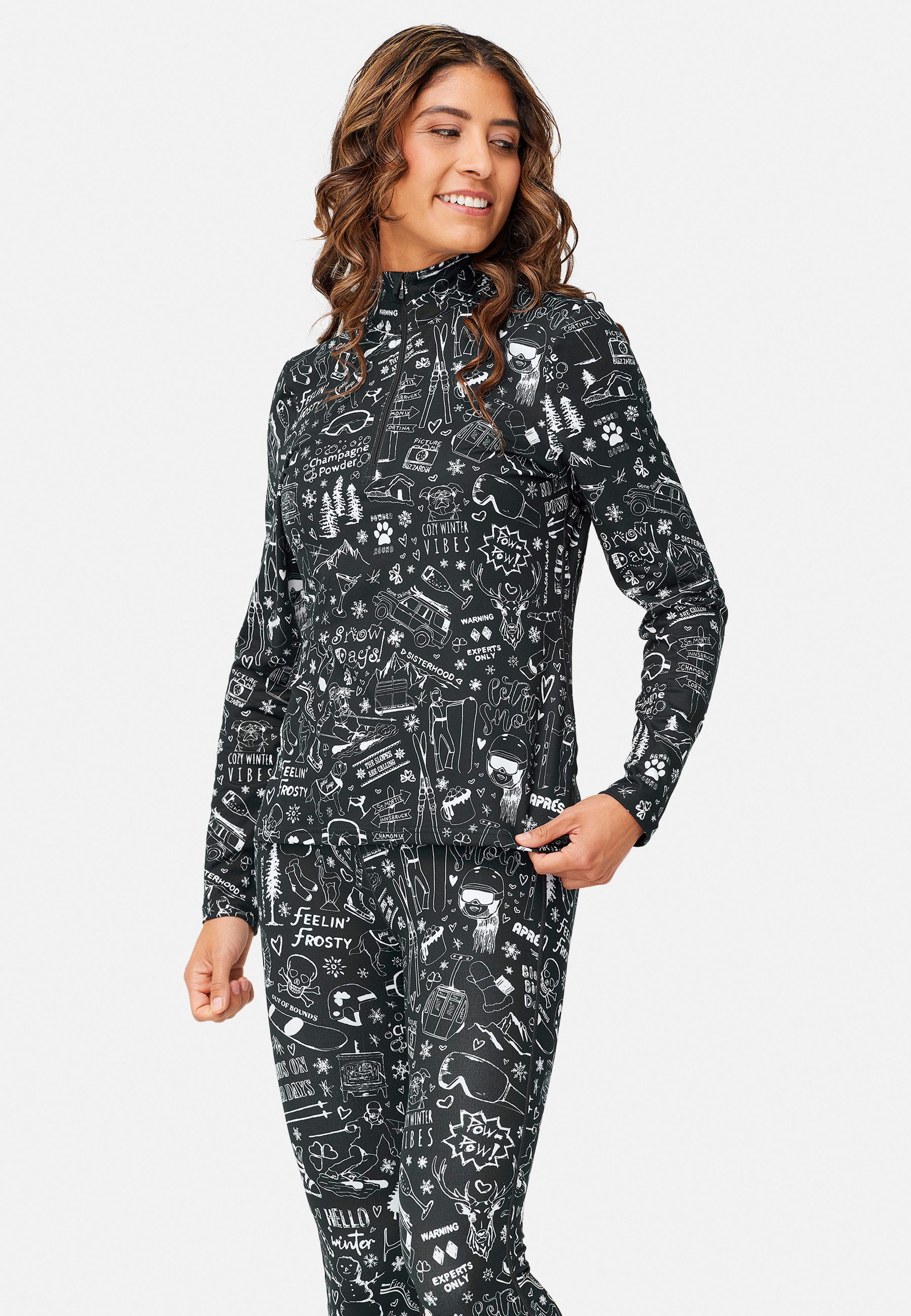Langarmshirt Graffiti Top