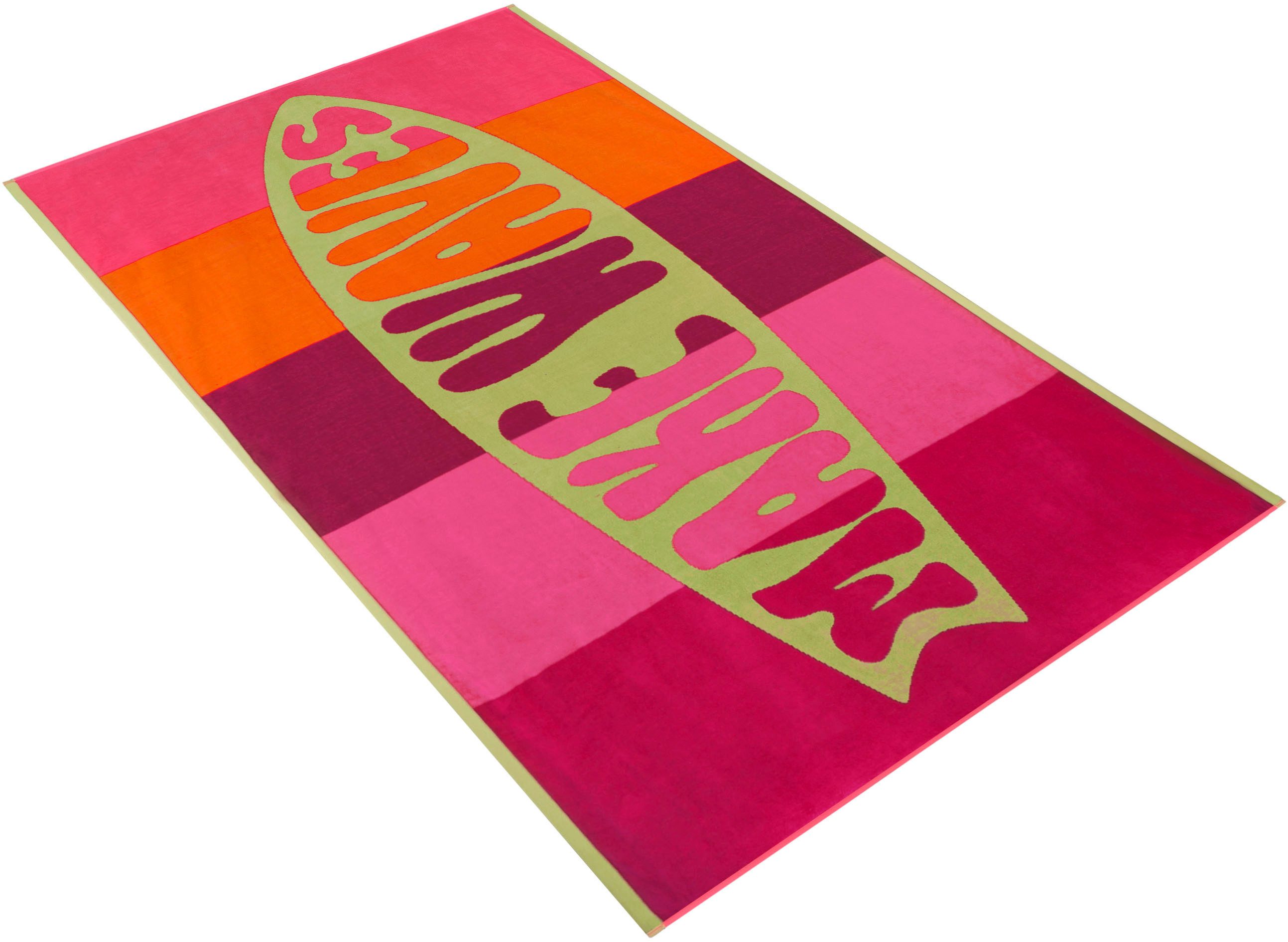 Vossen Strandtuch make waves, Velours (1-St)