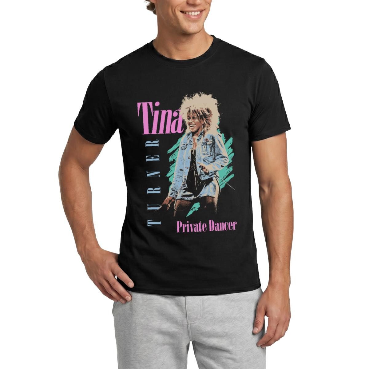 Spreadshirt T-Shirt Tina Turner Private Dancer Männer T-Shirt (1-tlg)