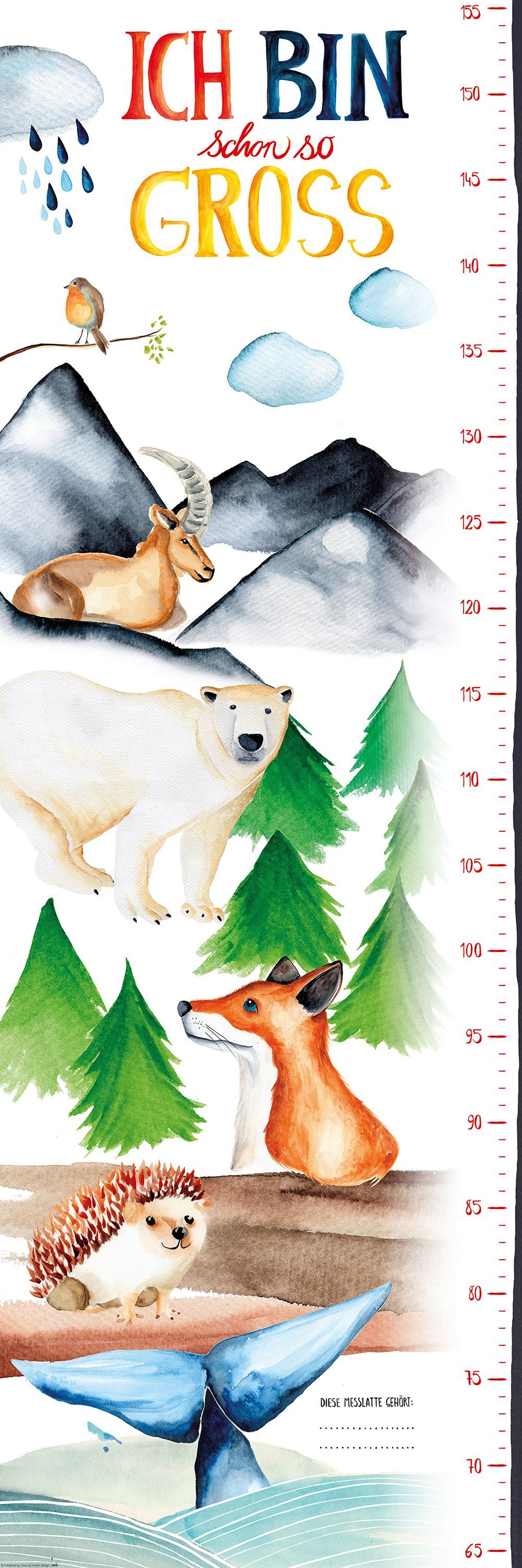 Close Up Poster Messlatte Poster Janette Auf 170 gr. Papier, matt. 30,5 x günstig online kaufen