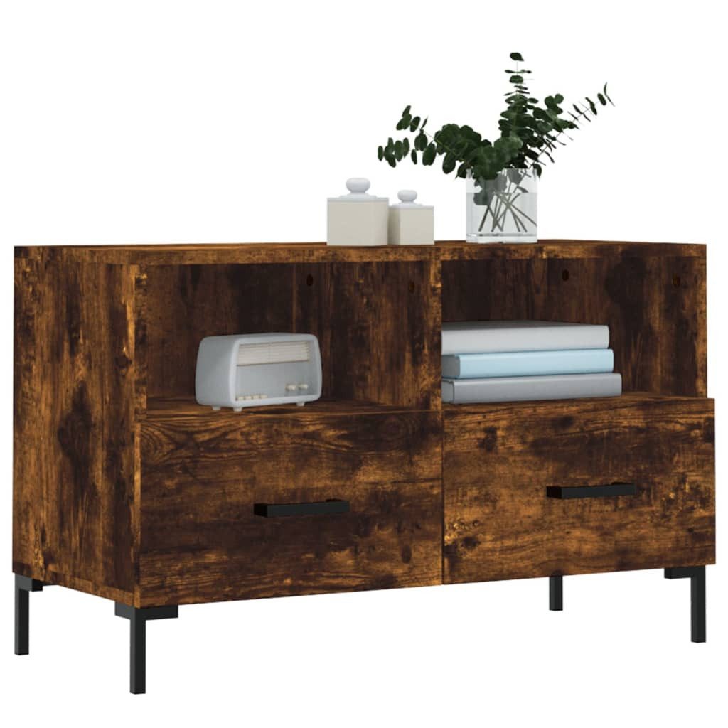 vidaXL TV-Schrank TV-Schrank Räuchereiche 80x36x50 cm günstig online kaufen