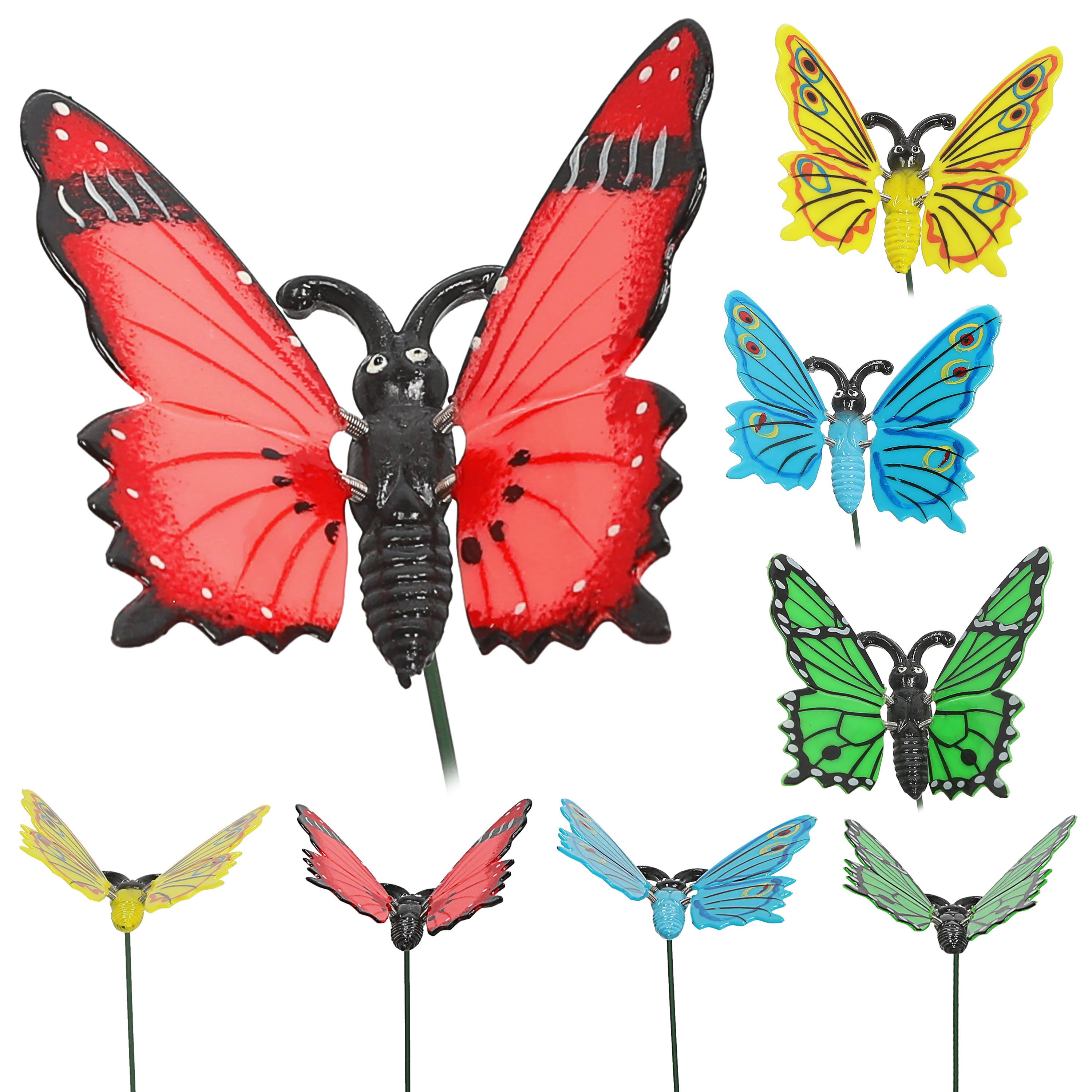 CEPEWA Gartenstecker Gartenstecker Schmetterling 4er Set günstig online kaufen