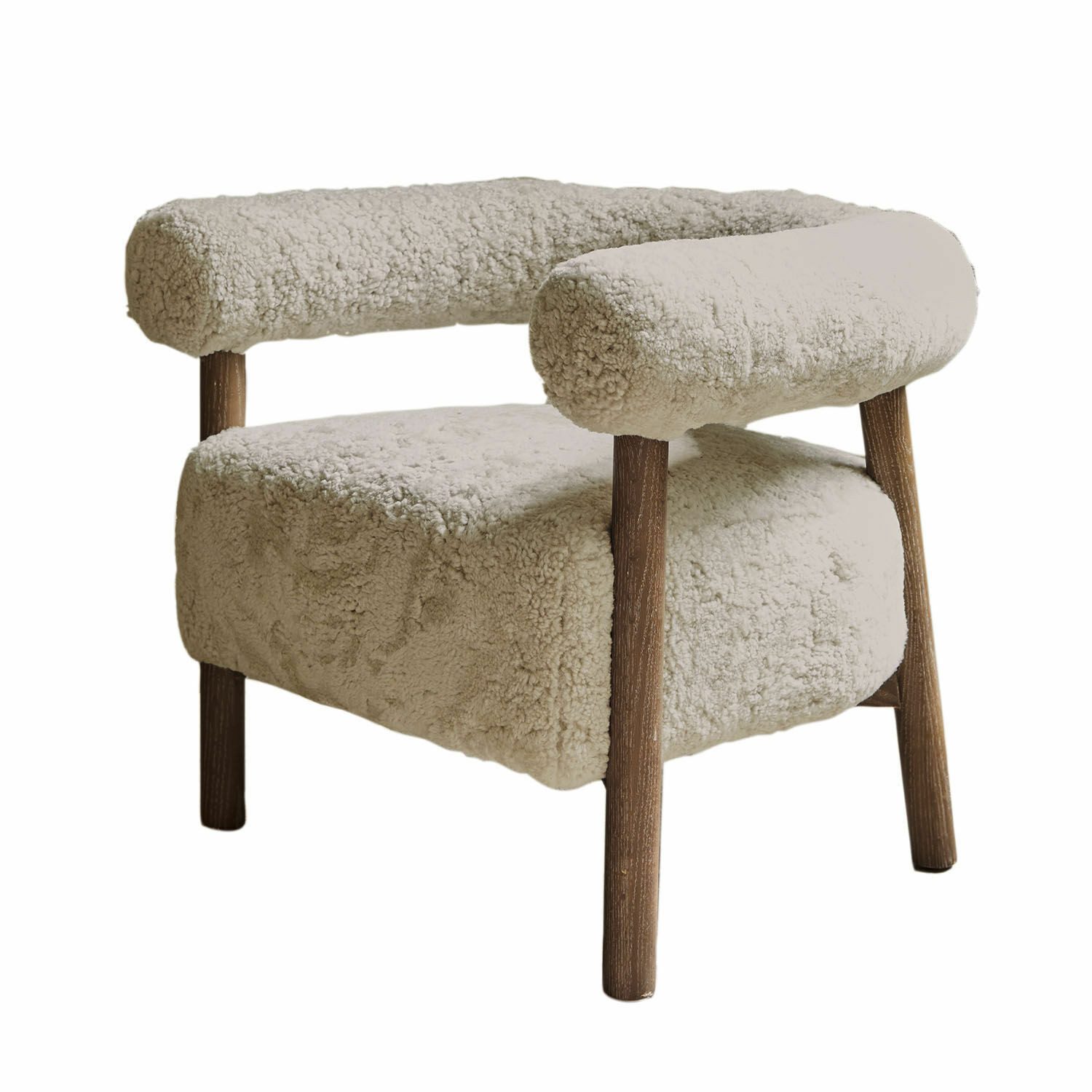 Mirabeau Esszimmerstuhl Sessel Cedarbrook creme/braun