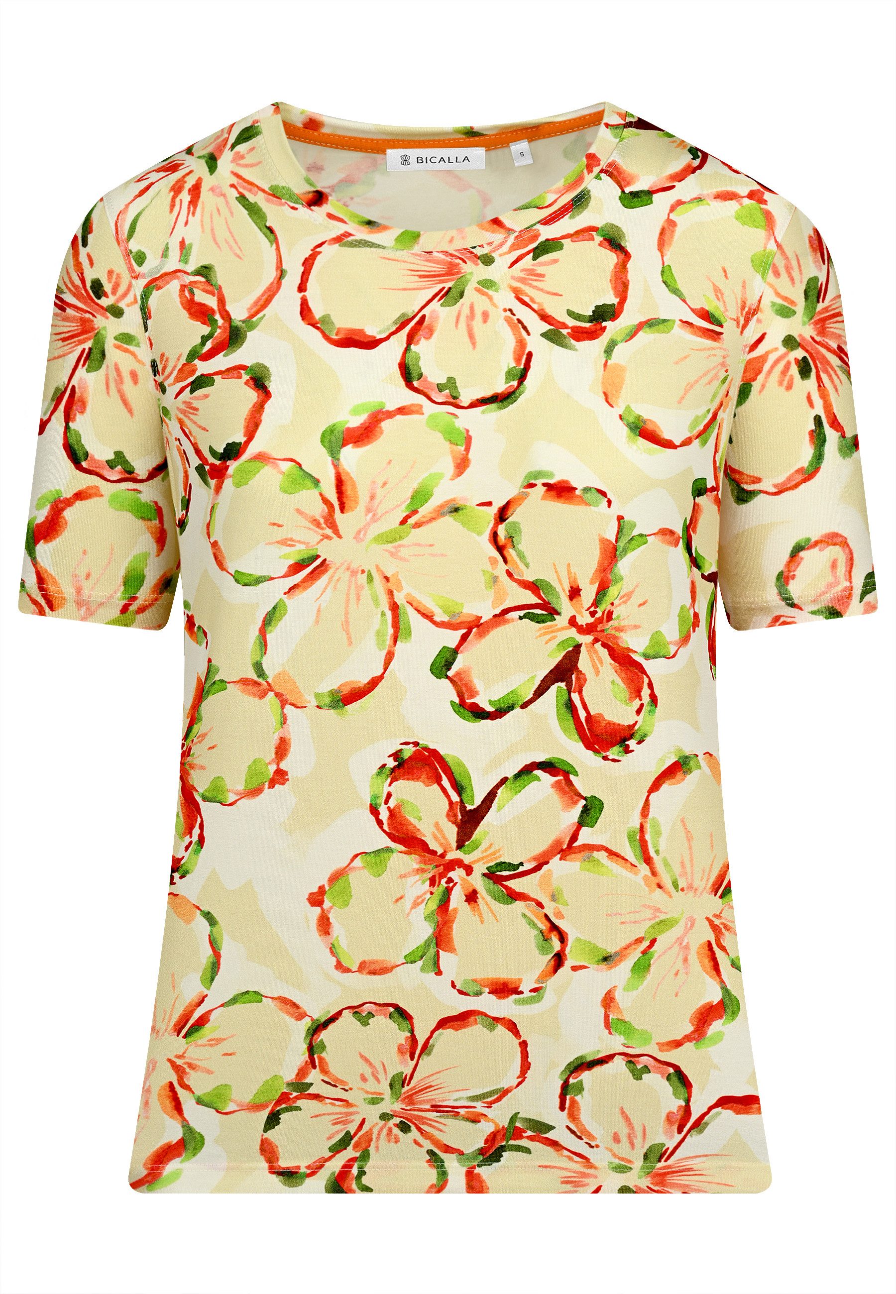 BICALLA T-Shirt Shirt mit Blumen-Print in günstig online kaufen