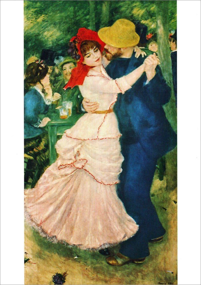 Pierre Postkarte Renoir Auguste Kunstkarte "Bal a Bougival"