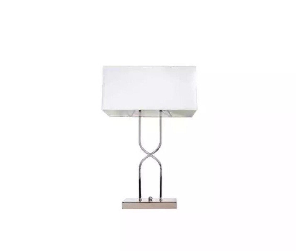 JVmoebel Tischleuchte Weiß Tischlampe Tischleuchte Lampe Modern Lampen Tisch Metall, Keine Funktionen, Leuchtmittel wechselbar, Made in Europe