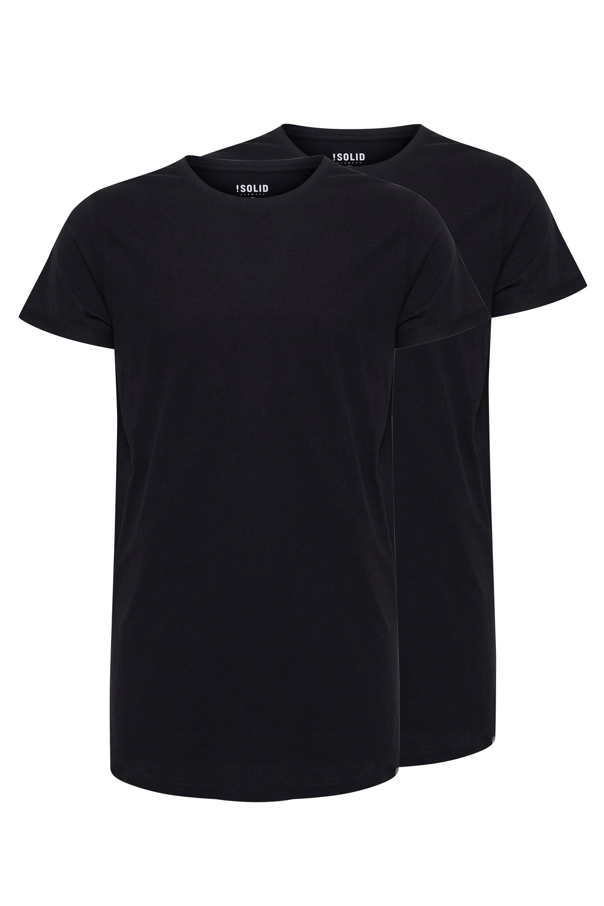 !Solid Longshirt SDLongo T-Shirt im 2er-Pack Black (9000)