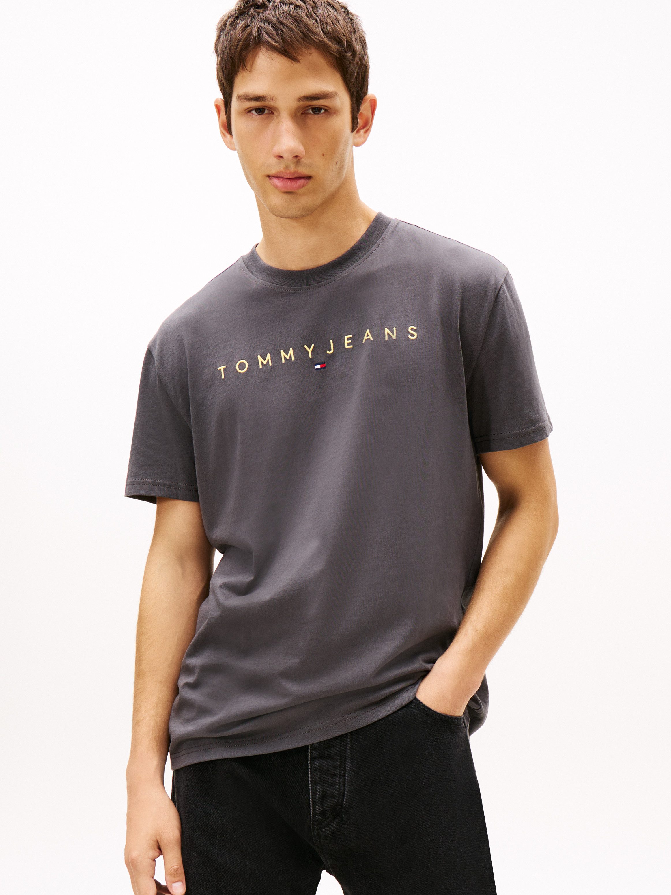 Tommy Jeans T-Shirt TJM REG LINEAR LOGO TEE EXT günstig online kaufen