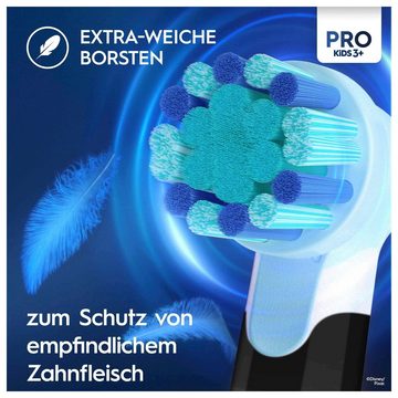 Oral-B Elektrische Zahnbürste Pro Kids Cars, Aufsteckbürsten: 1 St., für Kinder ab 3 Jahren