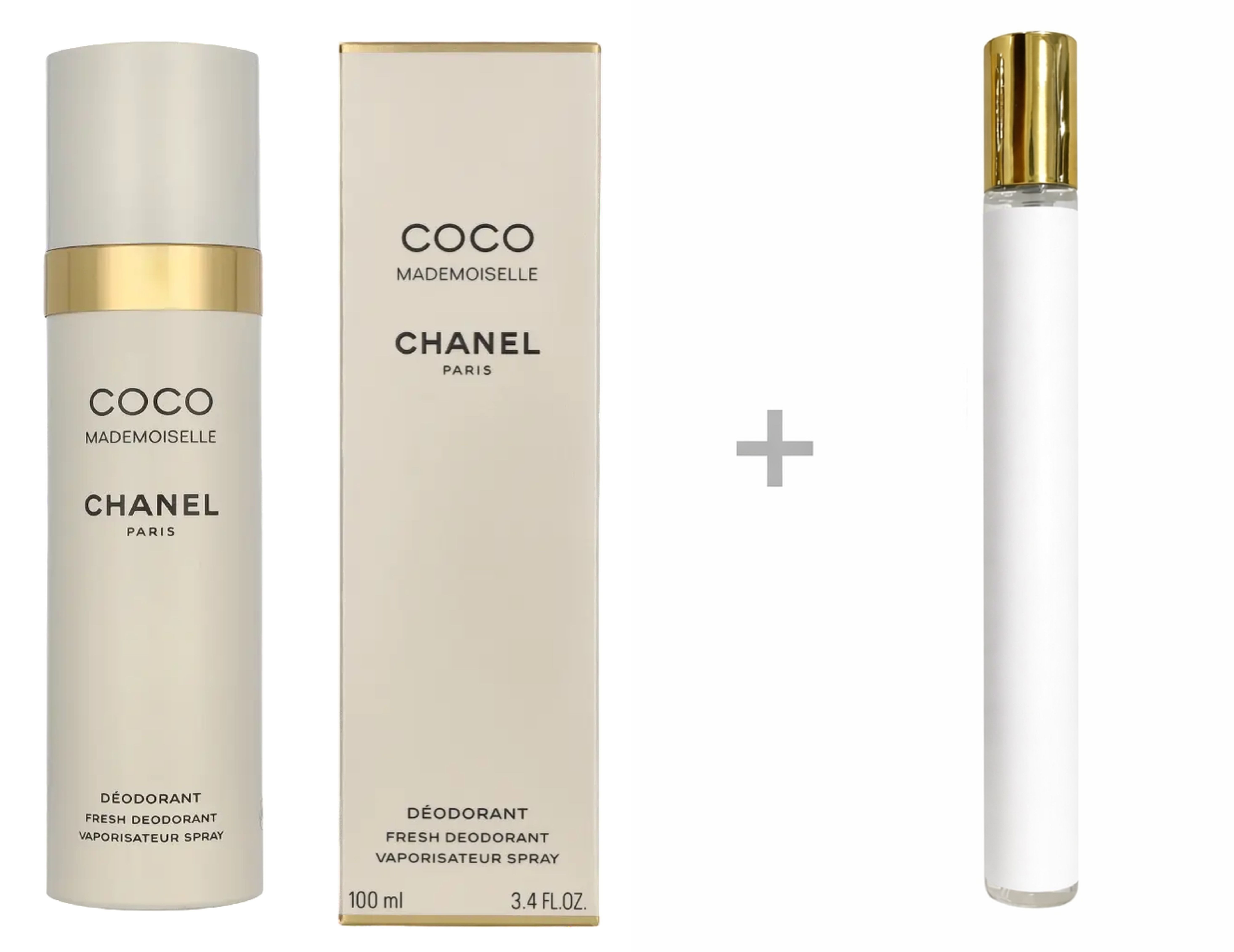 CHANEL Deo-Set Coco Mademoiselle Damen Deodorant + Reiseduft, CHANEL Damen Deospray - Frisch-blumige Duftnote