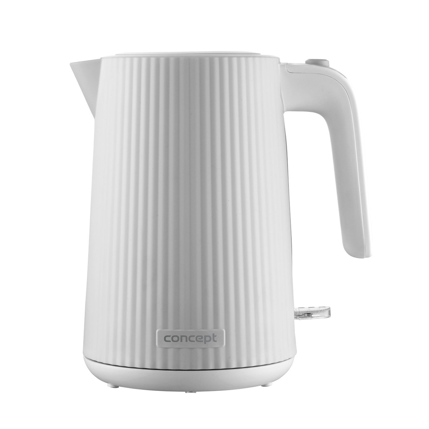 Concept Wasserkocher 1.7l 2200W, 1.7 l, 2200 W, Geriffeltes Design, dreifaches Sicherheitssystem, Sedimentfilter