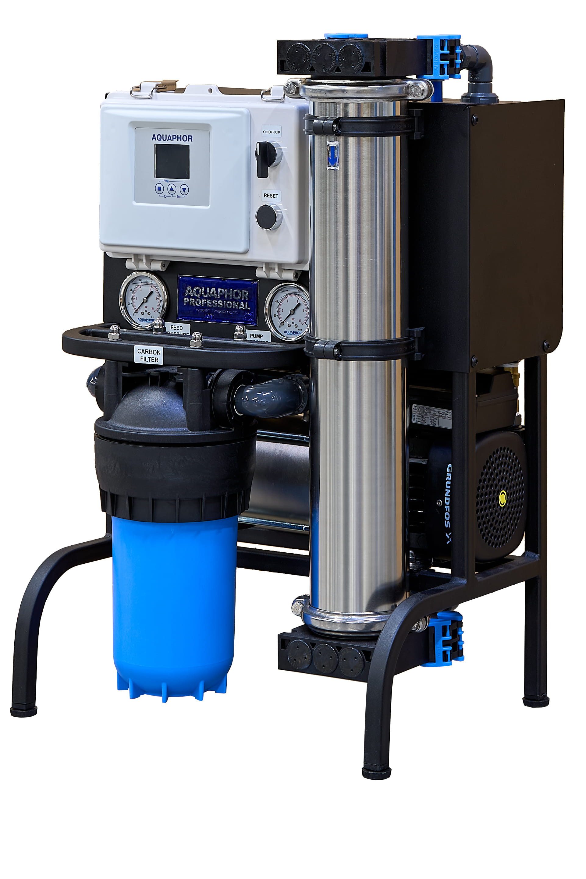 Aquintos Wasseraufbereitung Osmoseanlage APRO-150 Black Edition, für Umkehrosmose, App-Anbindung