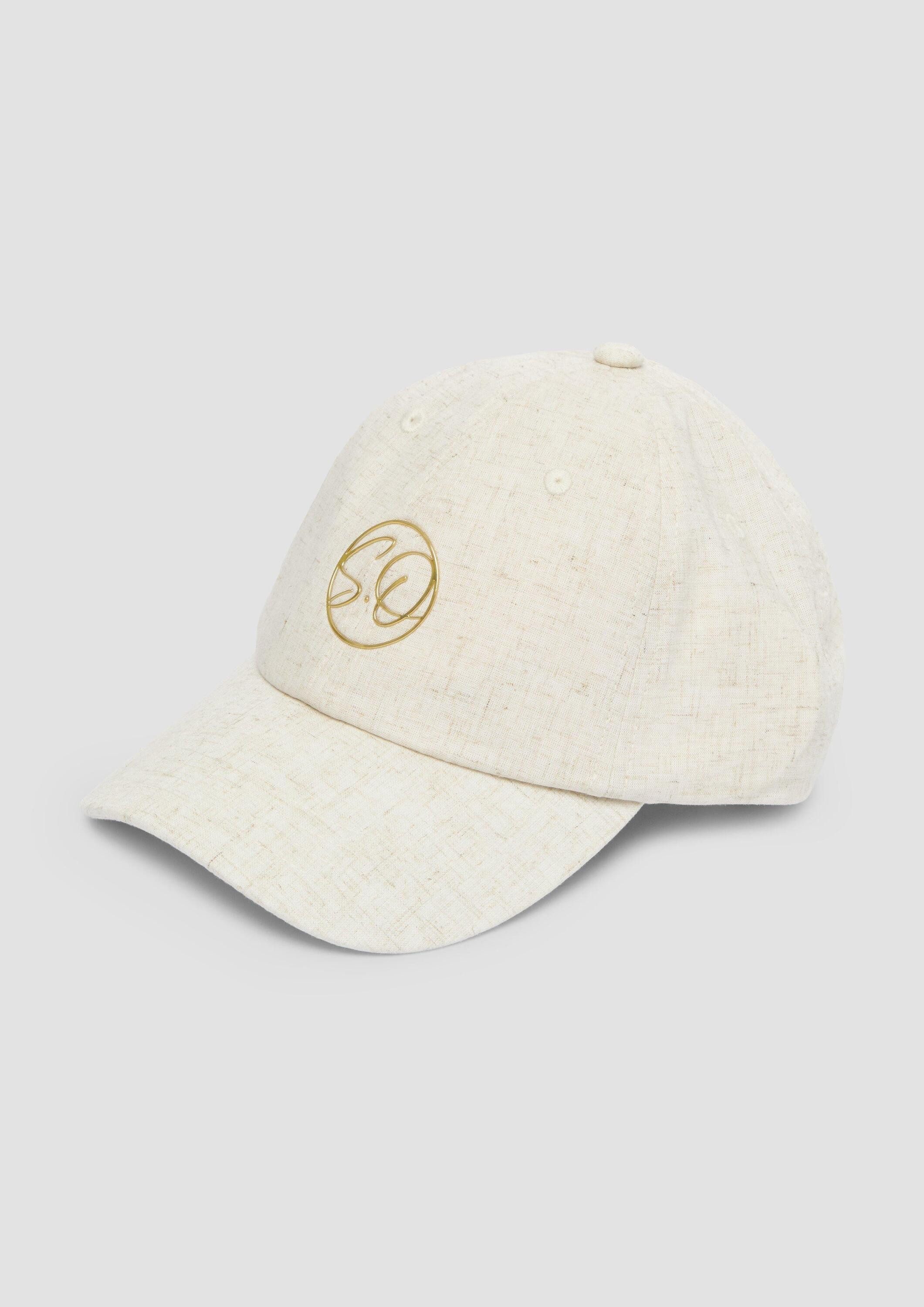 s.Oliver Snapback Cap Kappe Melierte Kappe mit Schmuckdetail