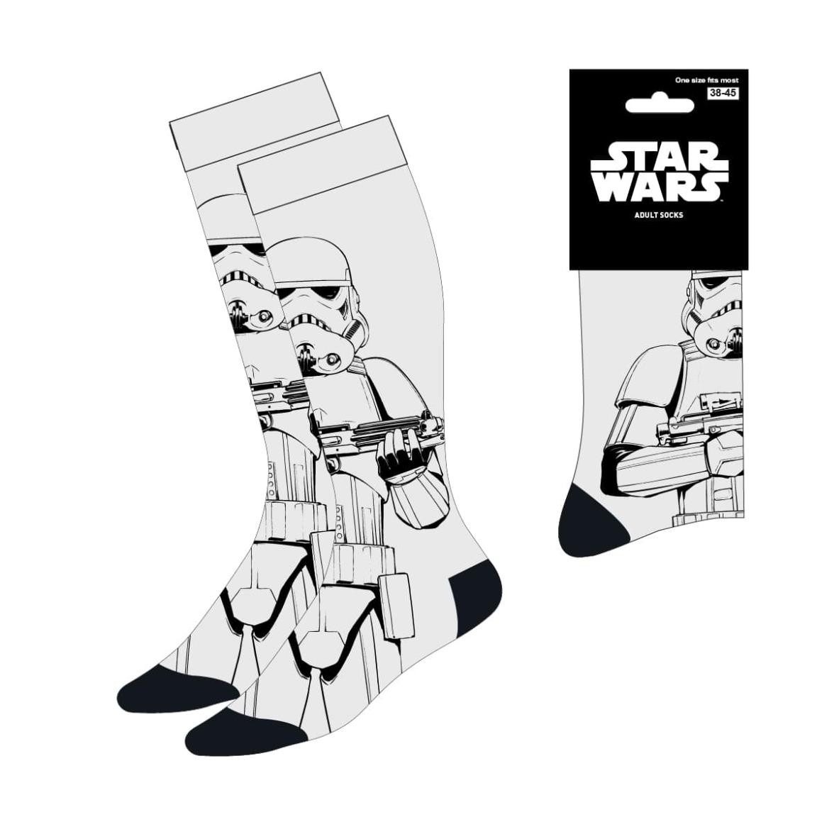 Star Wars Freizeitsocken Star Wars Stormtrooper Socken Strümpfe Erwachsene 38-45