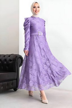 Modabout Maxikleid Langes Kleider Abaya Hijab Kleid Damen- NELB0007D4645LİL (1-tlg)