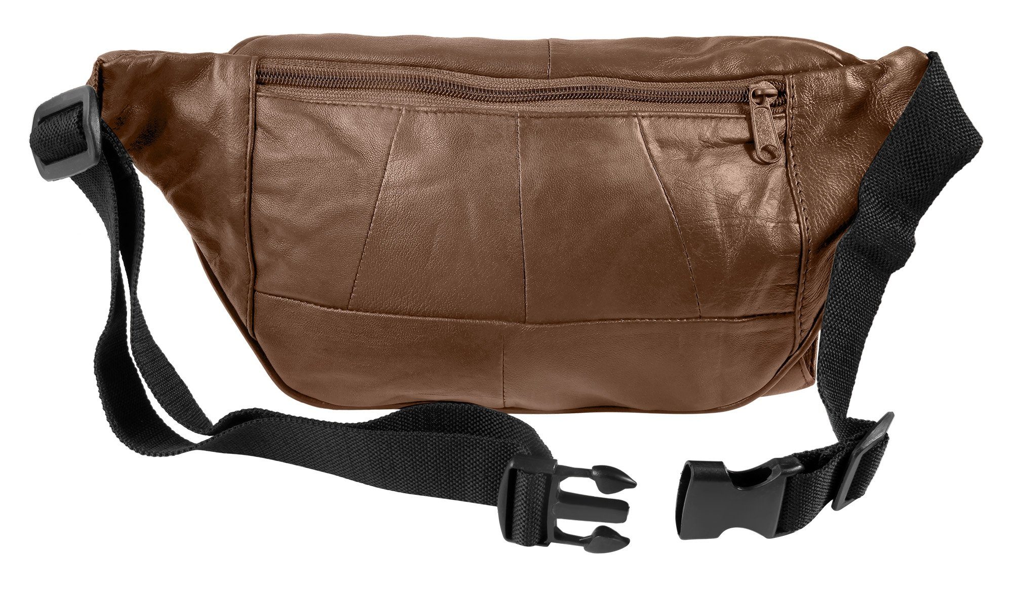 Leonardo Verrelli Bauchtasche Talal Unisex Hüfttasche Gürteltasche aus Echtleder