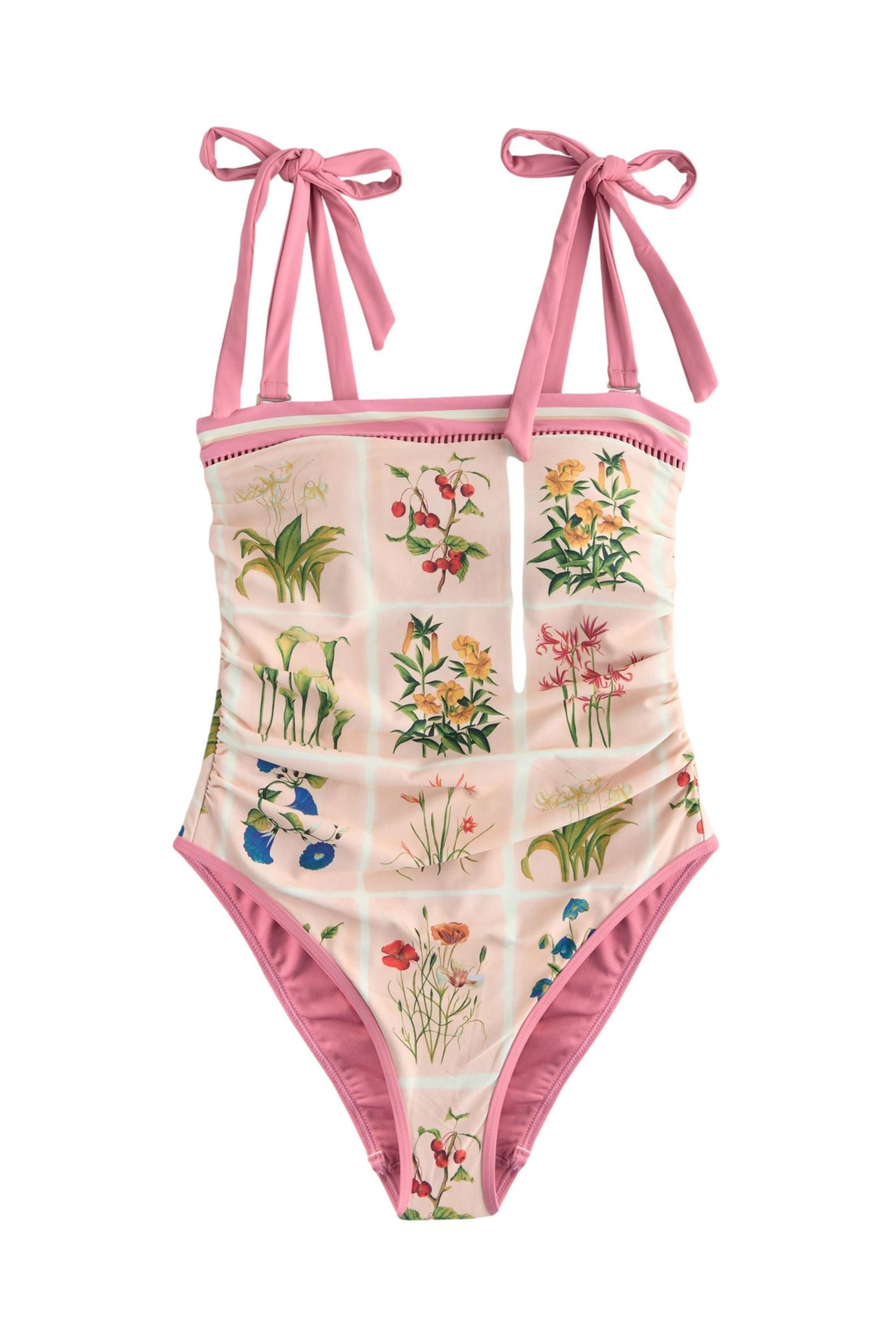 LAURA ASHLEY Badeanzug Laura Ashley bauchformender Badeanzug (1-St)