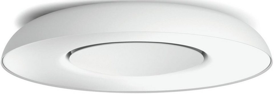 Philips Hue LED Deckenleuchte Still, Dimmfunktion, LED fest integriert,  Warmweiß, Integrierte LED