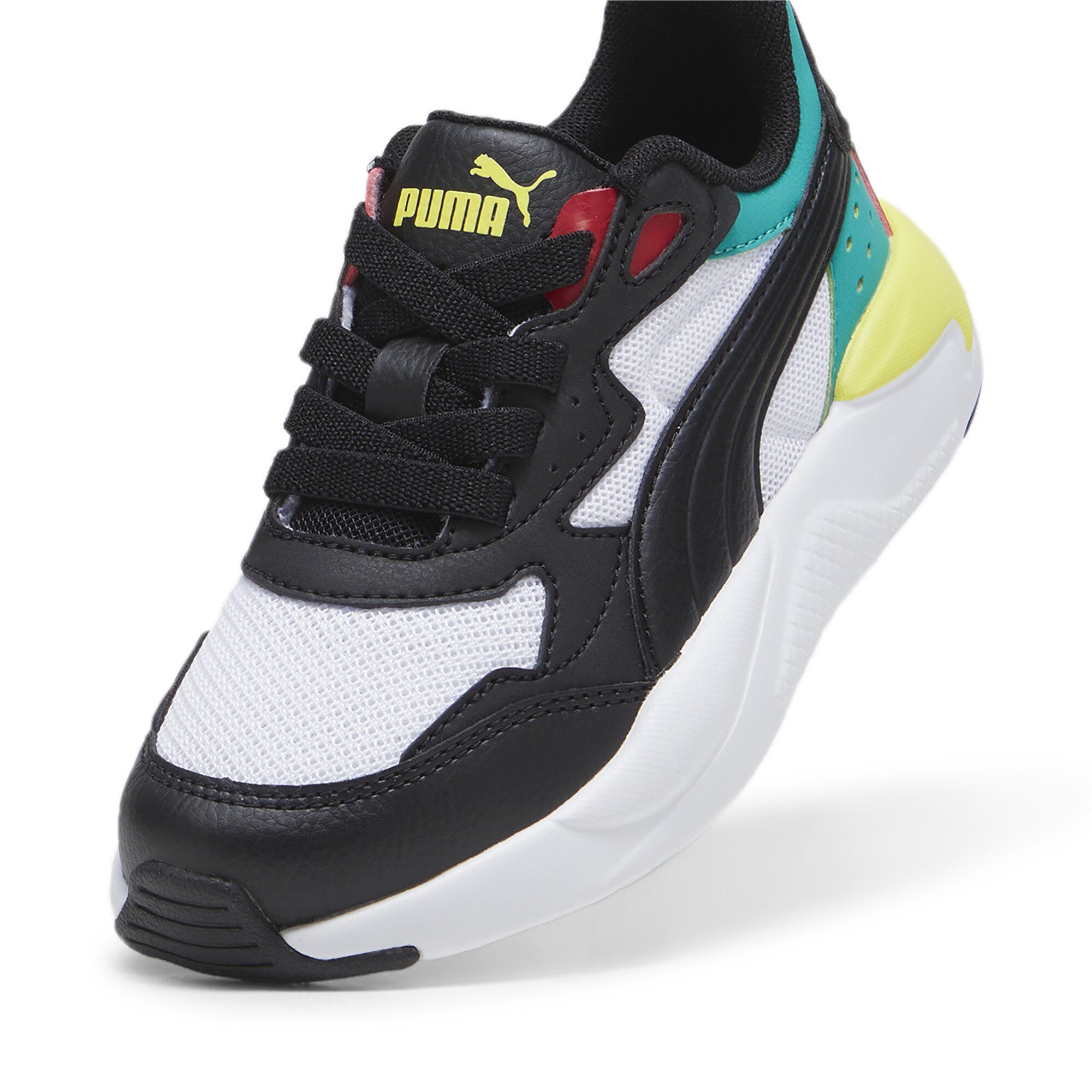 PUMA X-Ray Speed AC Black Sparkling Sneakers White Green Sneaker Club Red