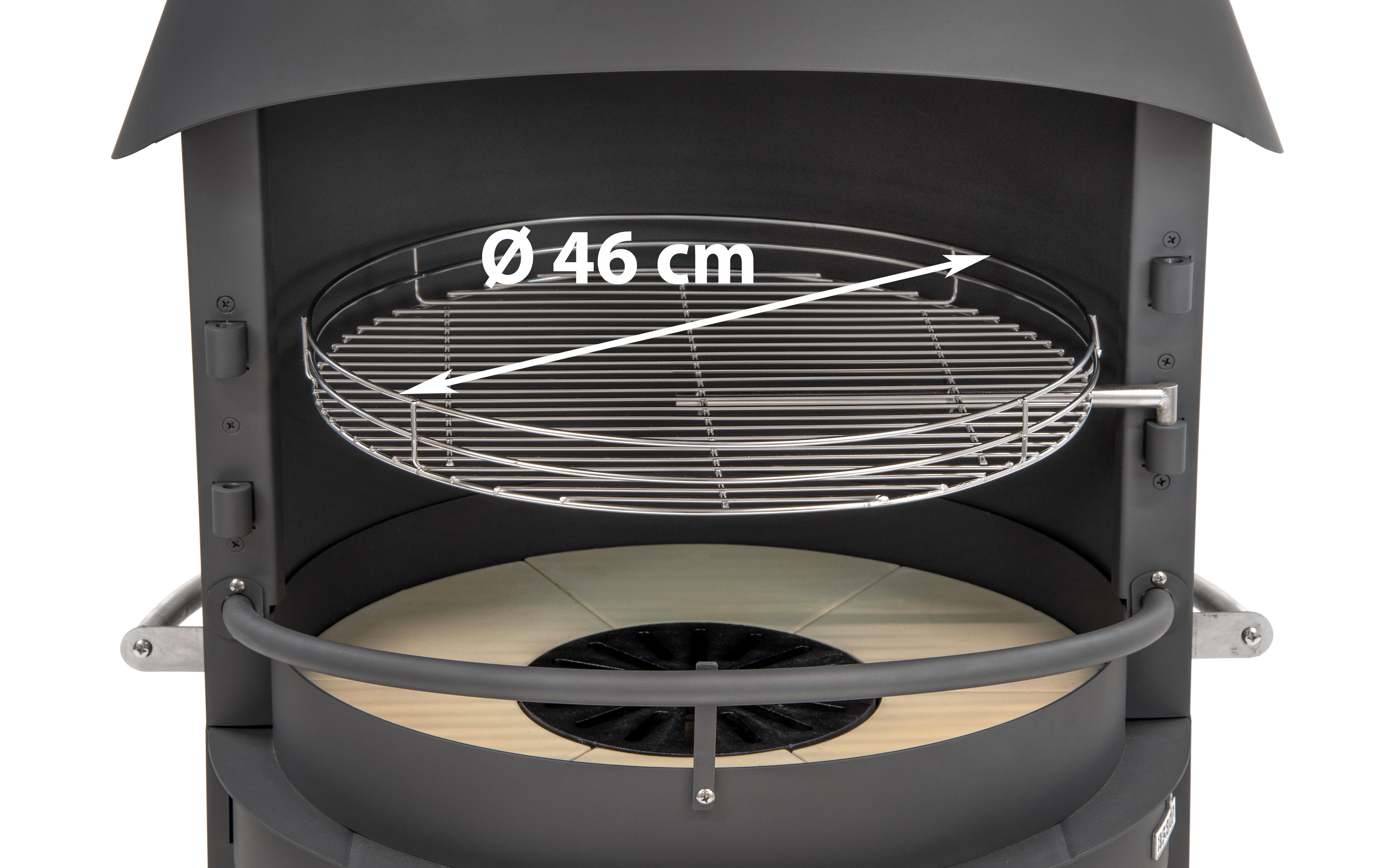 asado Grillkamin Fuego 70 Edelstahl - Eleganter Outdoor-Kamin