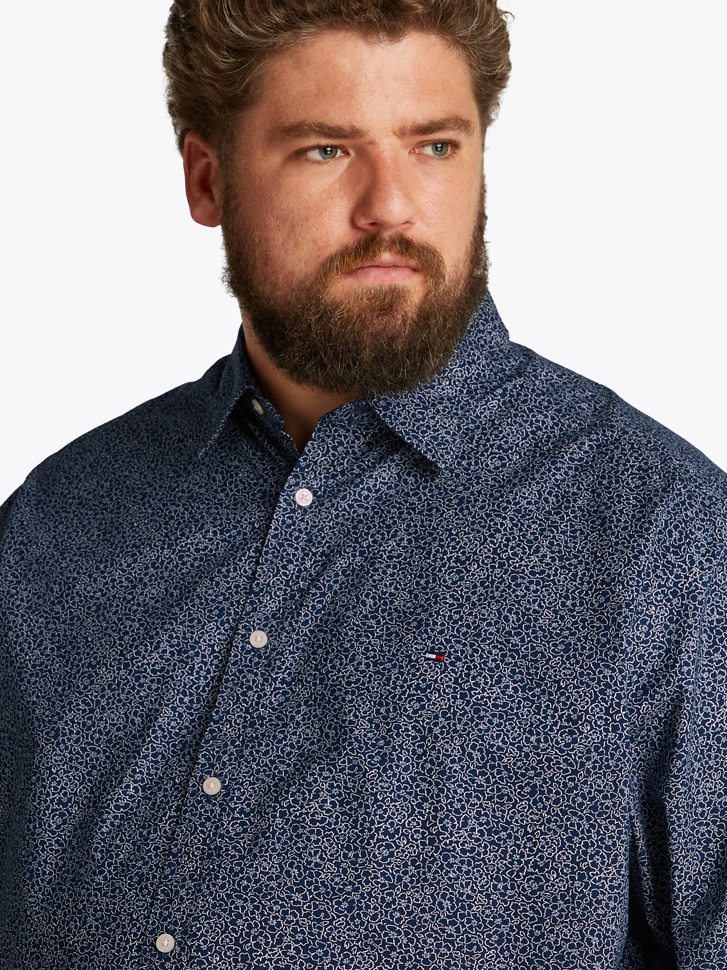 Tommy Hilfiger Big & Tall Langarmhemd BT-FLX POPLIN LINR FLORAL S-B in Groß günstig online kaufen