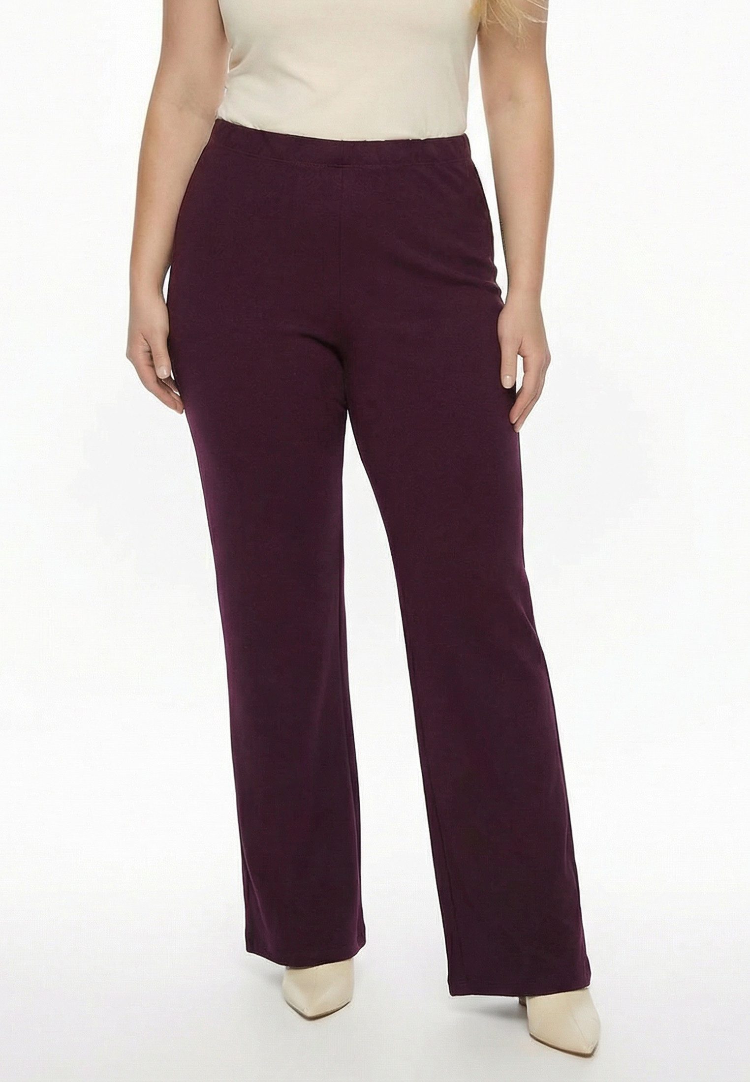 YOEK Bootcuthose Damen Hose Flare Fit