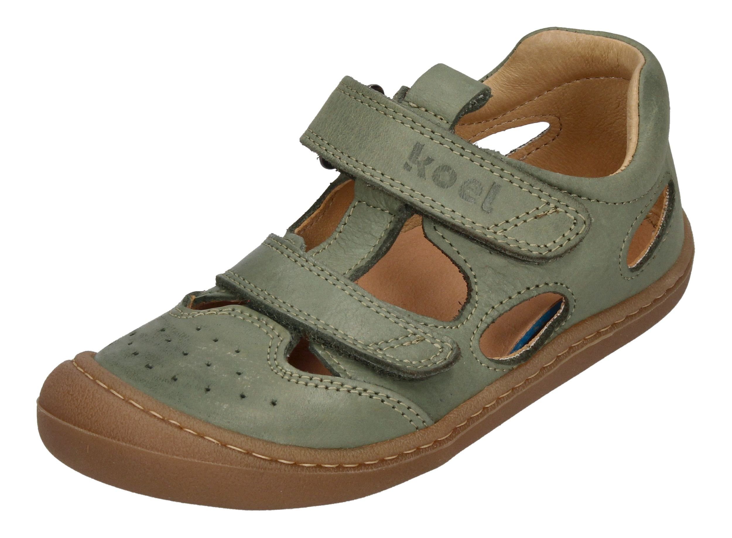 KOEL BEP LEATHER Barfußschuh Olive