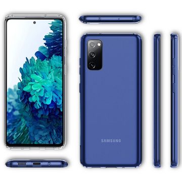 Nalia Smartphone-Hülle Samsung Galaxy S20 FE, Klare Hybrid Hülle / Harte Rückseite / Kratzfest / Super Transparent