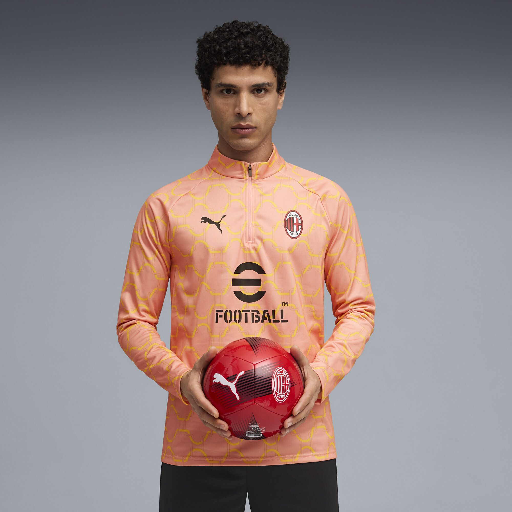 PUMA T-Shirt AC Mailand Aufwärmoberteil Herren