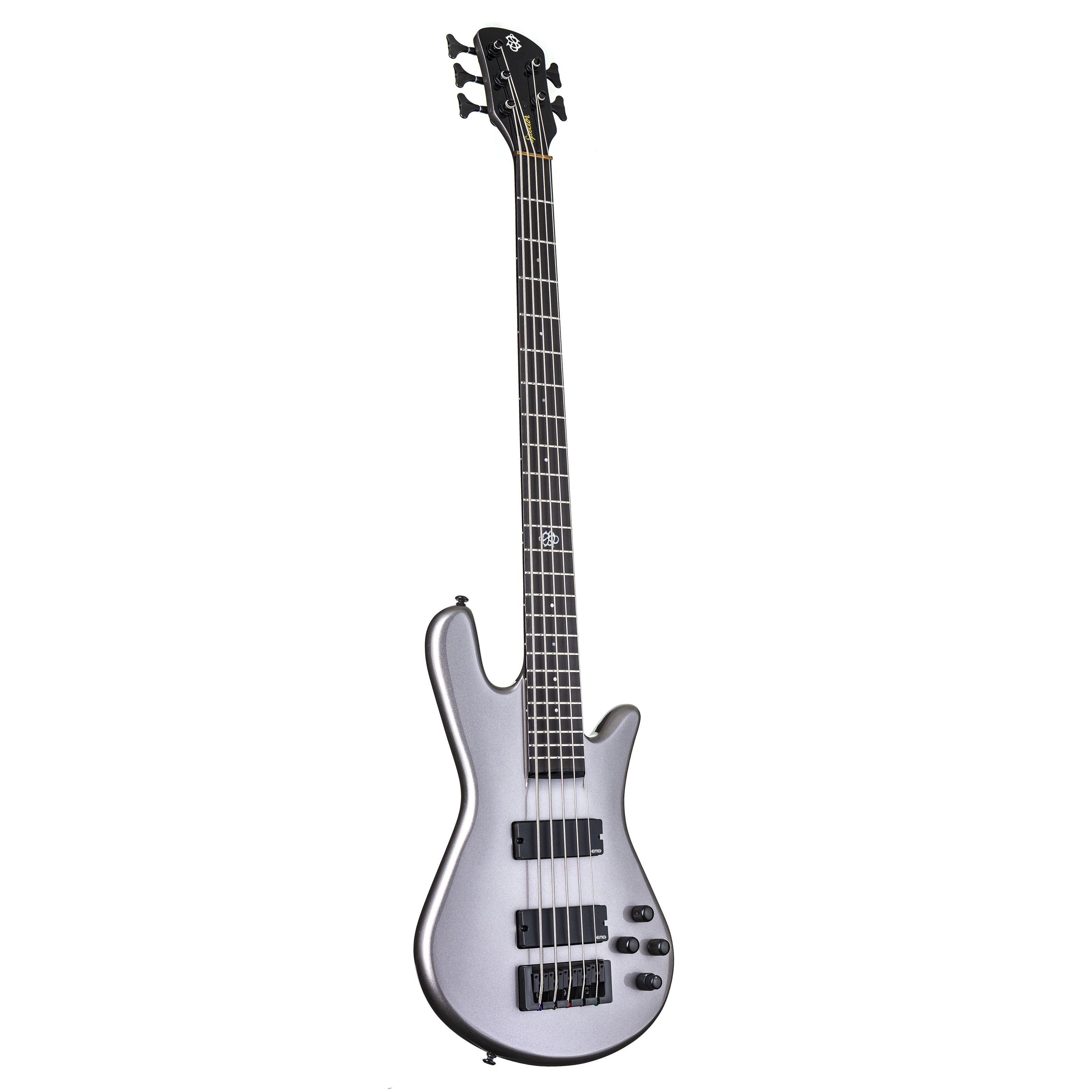 Spector E-Bass, E-Bässe, 5-Saiter E-Bässe, NS Ethos HP 5 Gunmetal Gloss - E-Bass