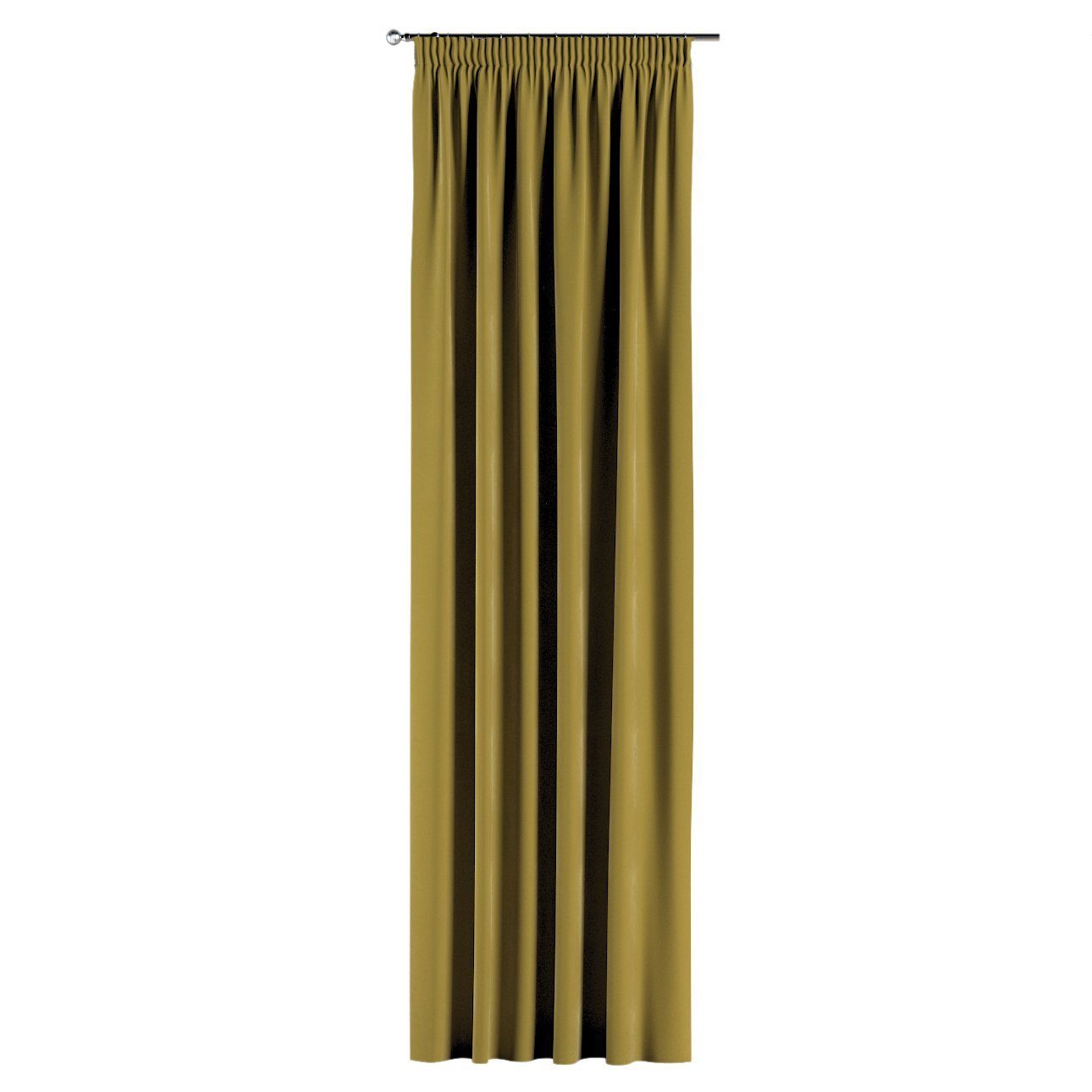 Vorhang Vorhang mit cm, olivegrün Kräuselband 130x100 Dekoria Velvet