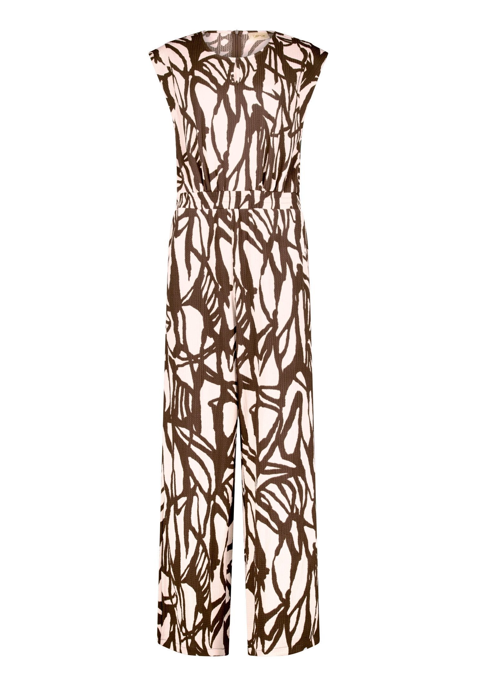 Cartoon Overall Damen mit Muster (1-tlg)