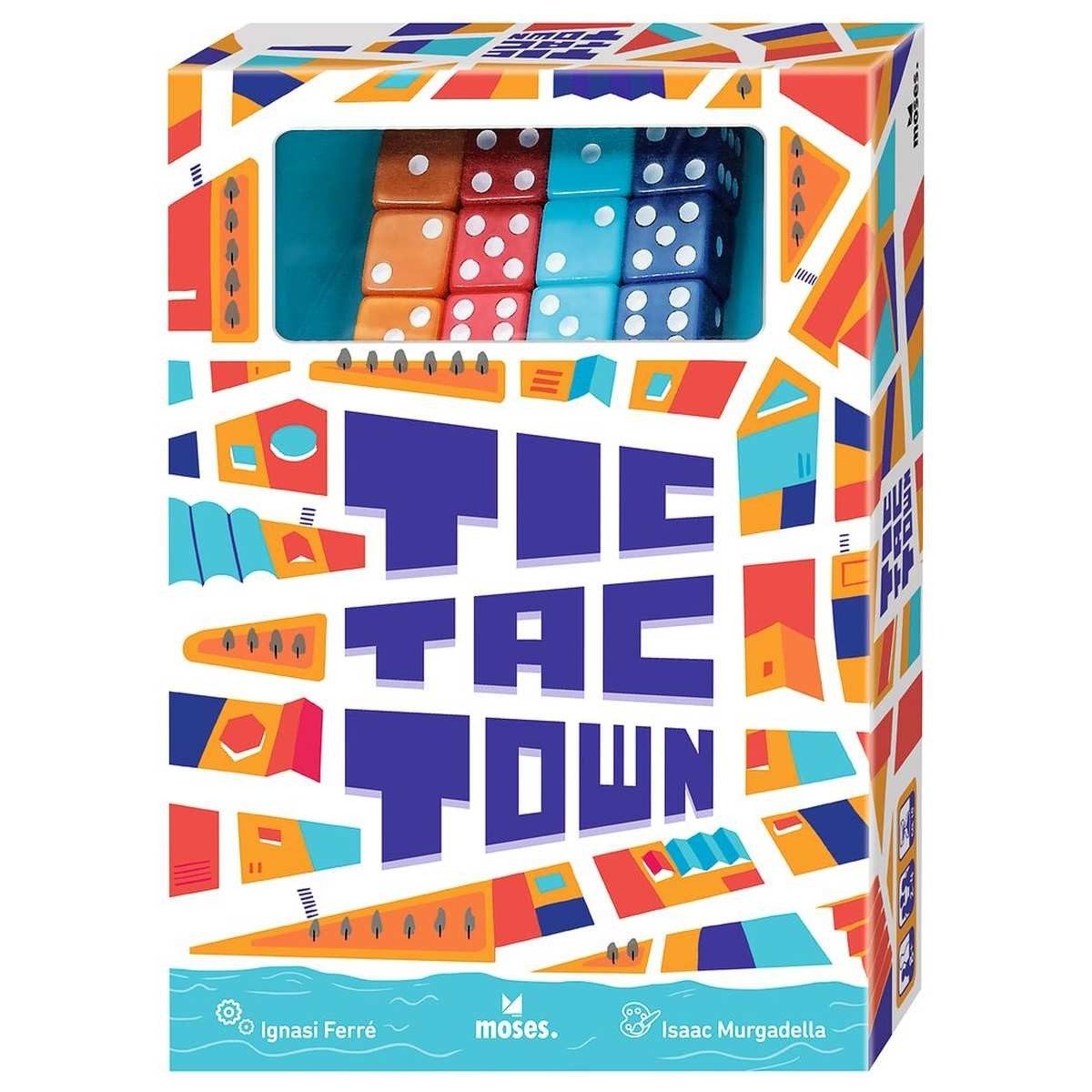 Moses. Verlag Spiel Tic Tac Town Würfelspiel ab 8 Jahre, 72 Karten, schnelle Spielrunden