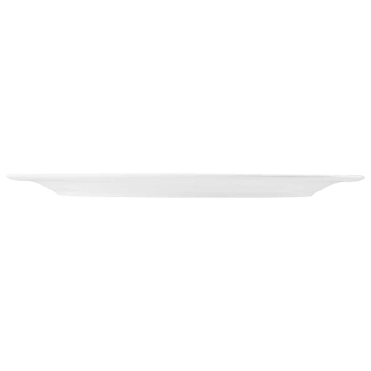 Seltmann Weiden Servierplatte Beat Weiß, Porzellan, 35 x 28 cm